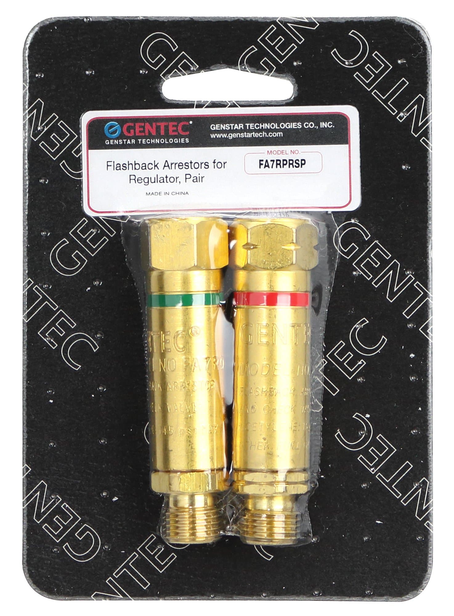 GentecFA7RPRSP Pair Flashback Arrestor