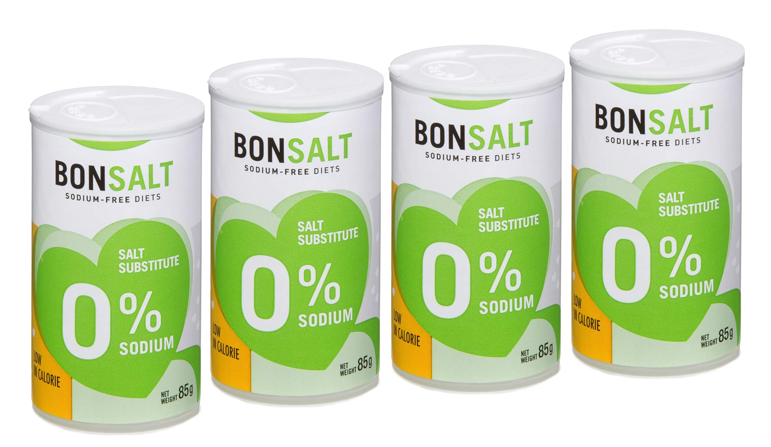 Castello since 1907 – Bonsalt Sodium Free Salt Substitute – 100% Sodium Free Alternative to Reduced Sodium Salt – Keto-Friendly – Suitable for Special Diets – 4 x 85g = 340g