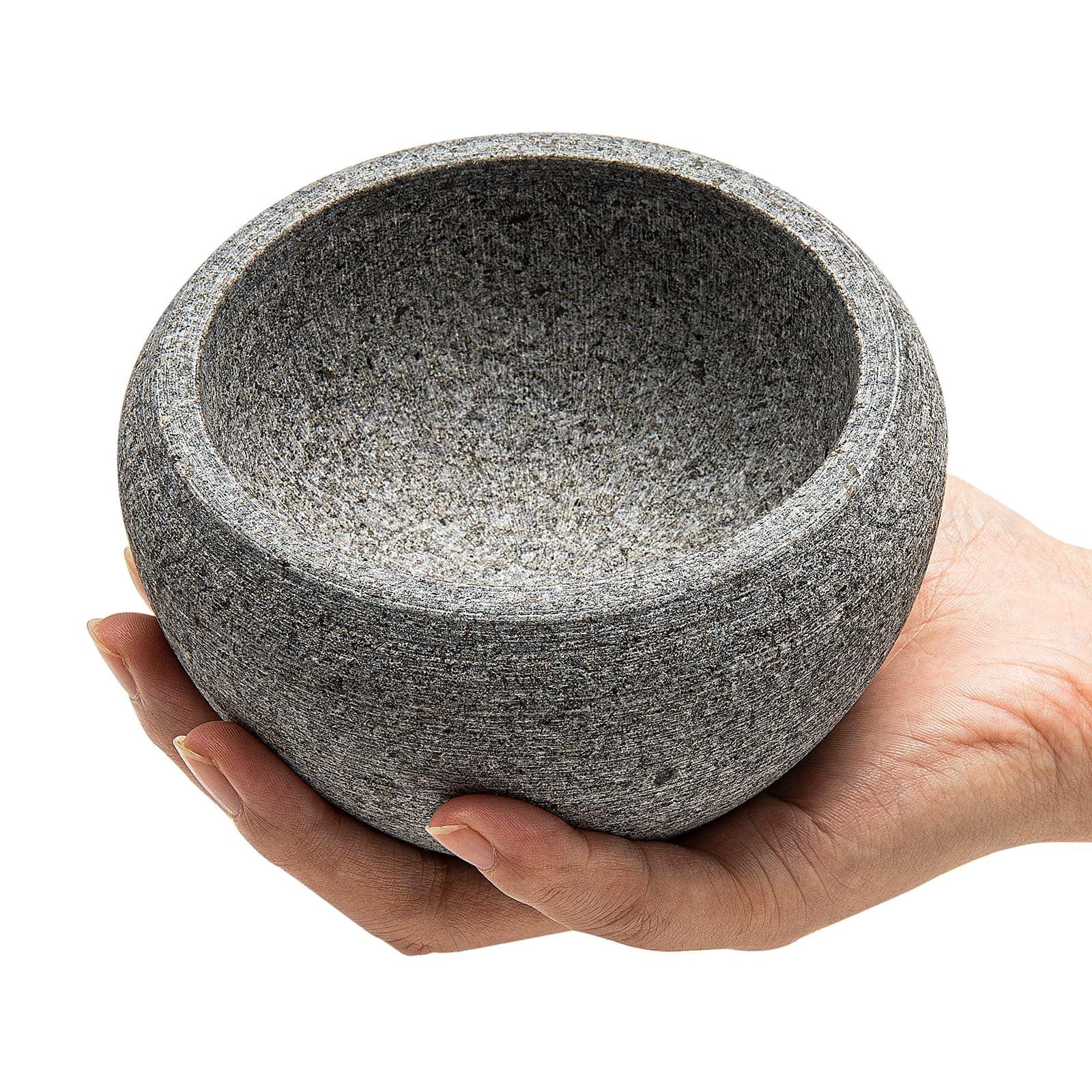 Shaving Soap & Cream Bowl for Men, Natural Granite Stone, Keep Warm Better, Easier to Lather