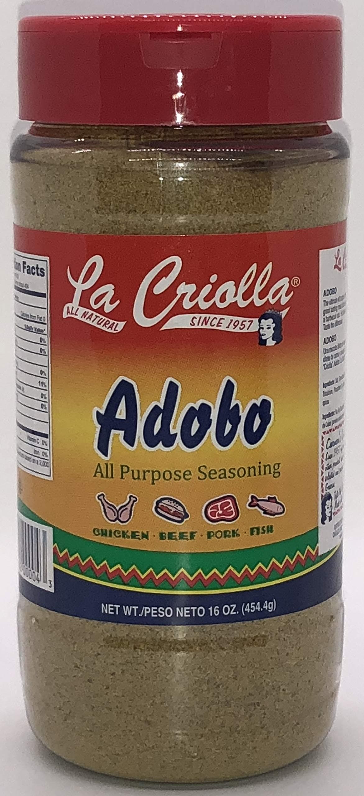 La Criolla Adobo Seasoning, 16 Ounce