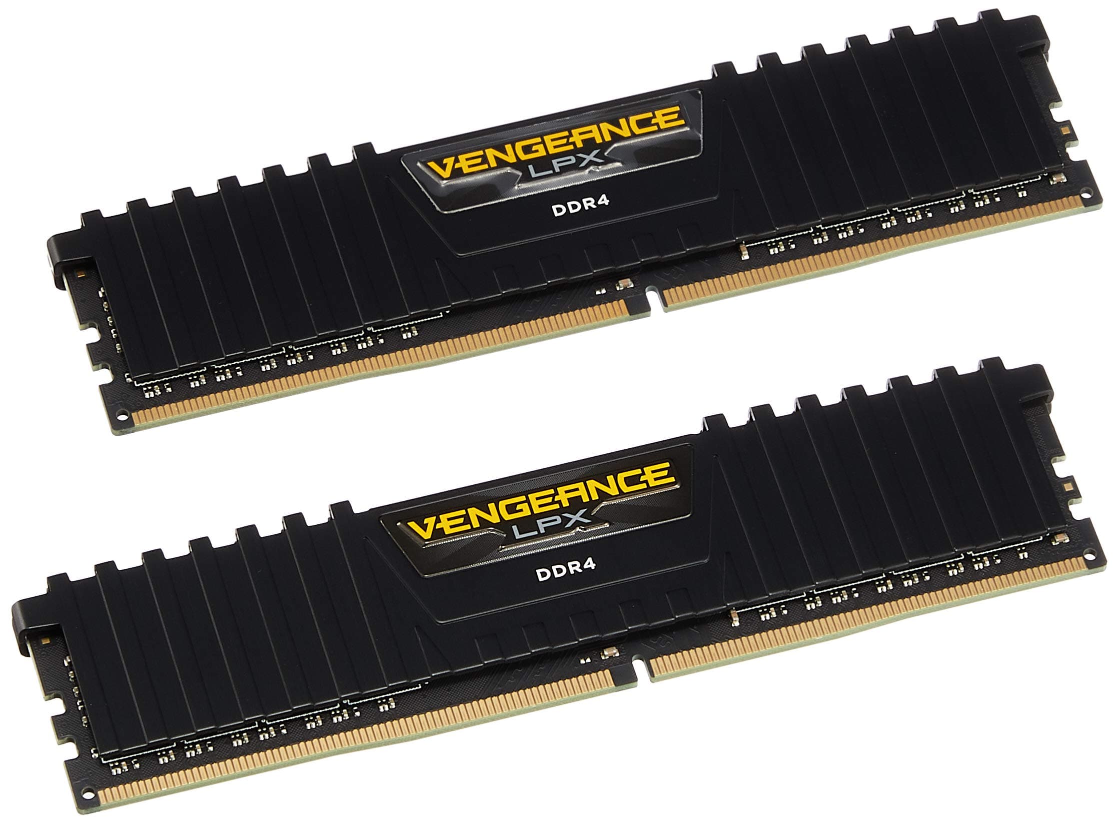 Corsair Vengeance® LPX 8GB (2x4GB) DDR4 DRAM 2400MHz (PC4-19200) C14 Memory Kit - Black