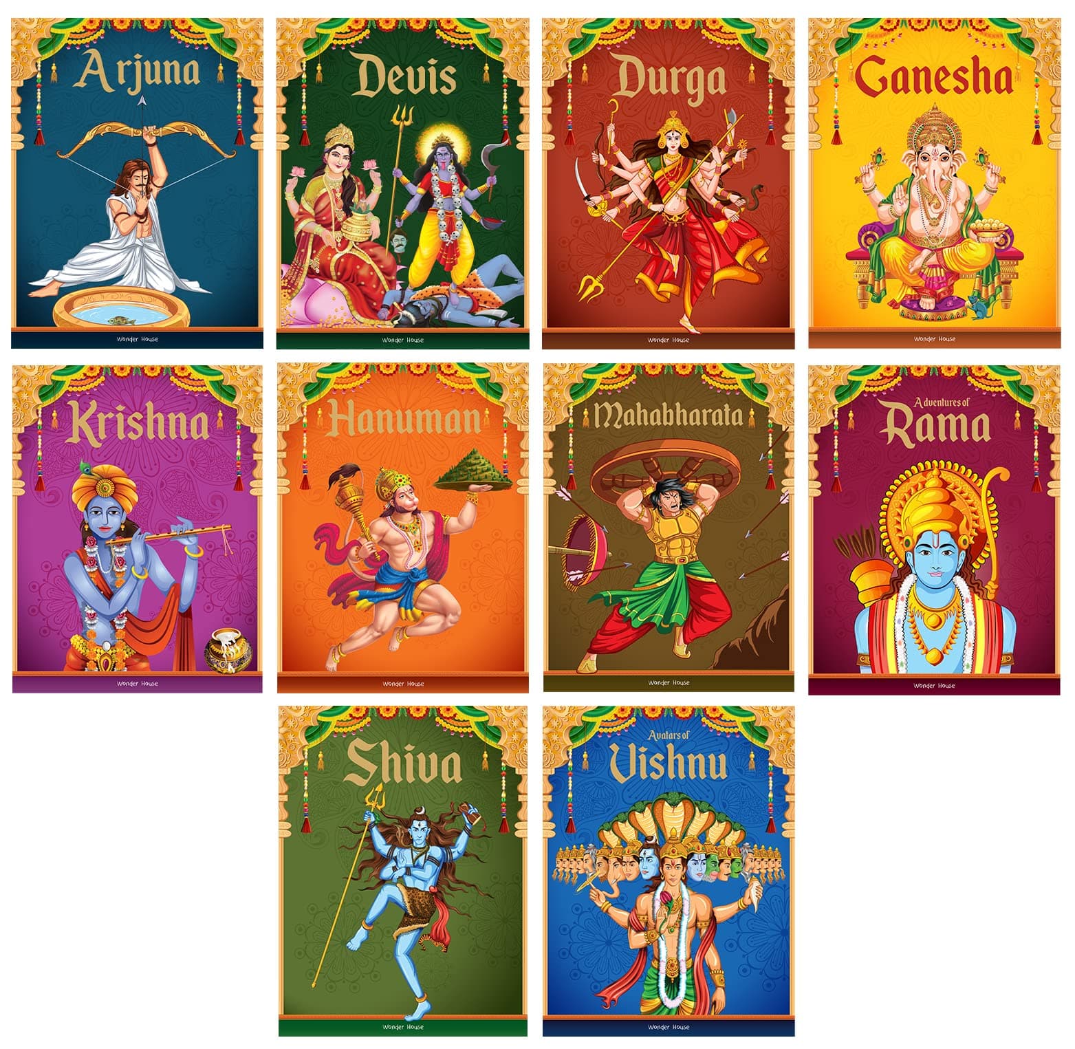 Wonder House Books Tales from Indian Mythology (Collection of 10 ): Story For Kids