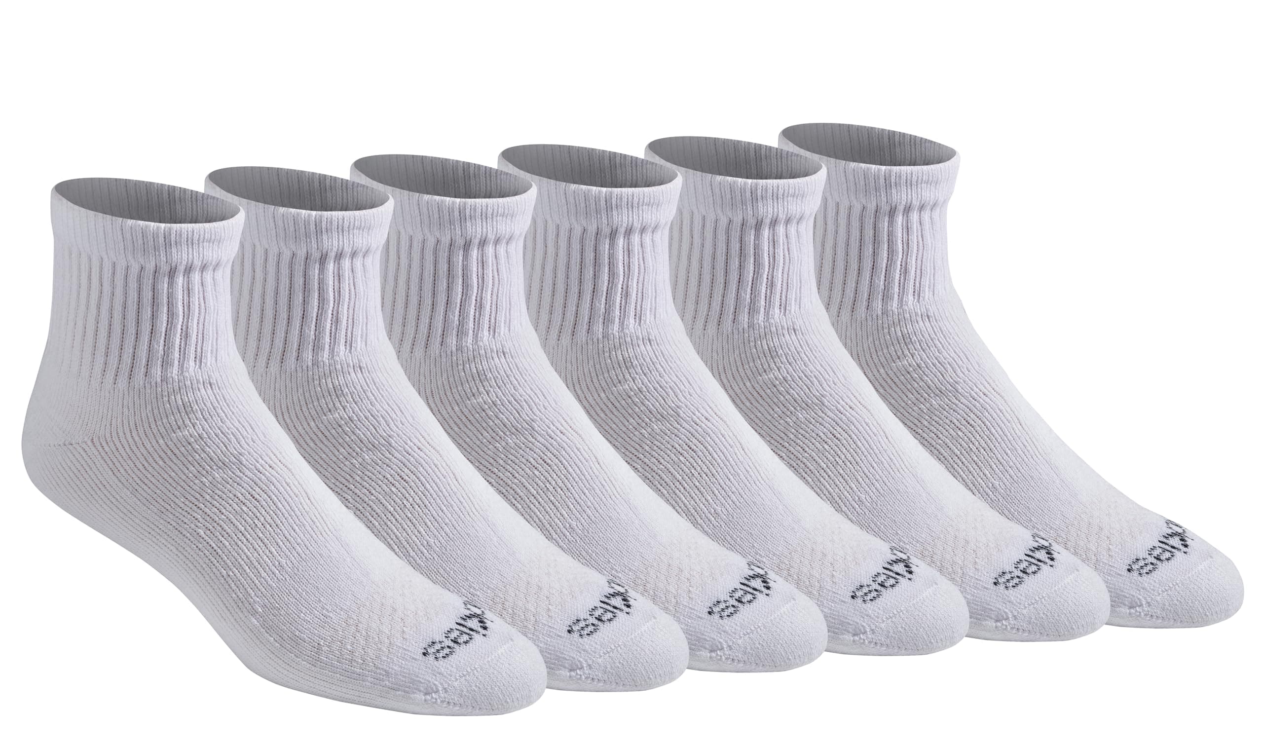 DickiesMen's Dri-tech Moisture Control Quarter Socks, Available in M-XXL (6, 12, 18 Pairs)