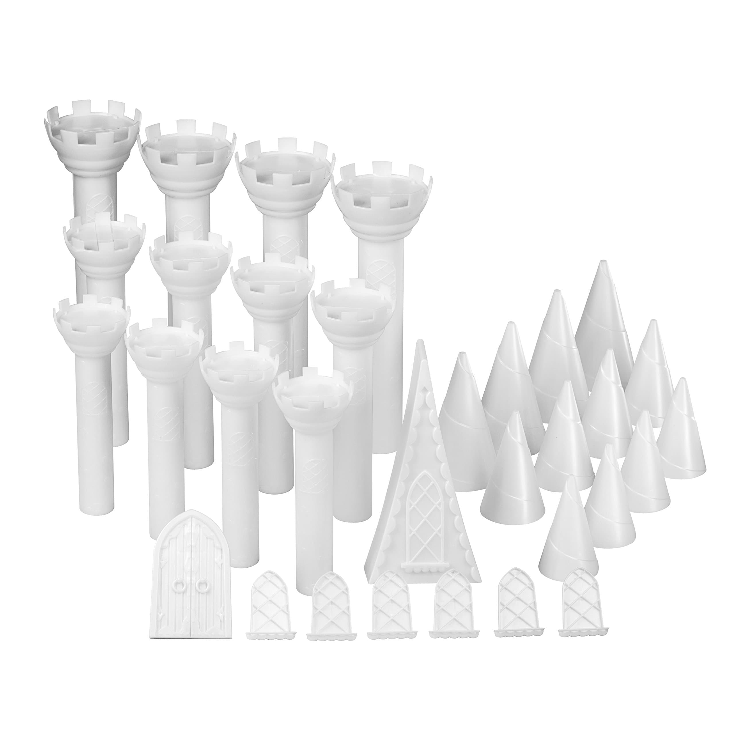 Wilton Castle Cake Pan Set 32-Piece, Hi-Impact Polystyrene