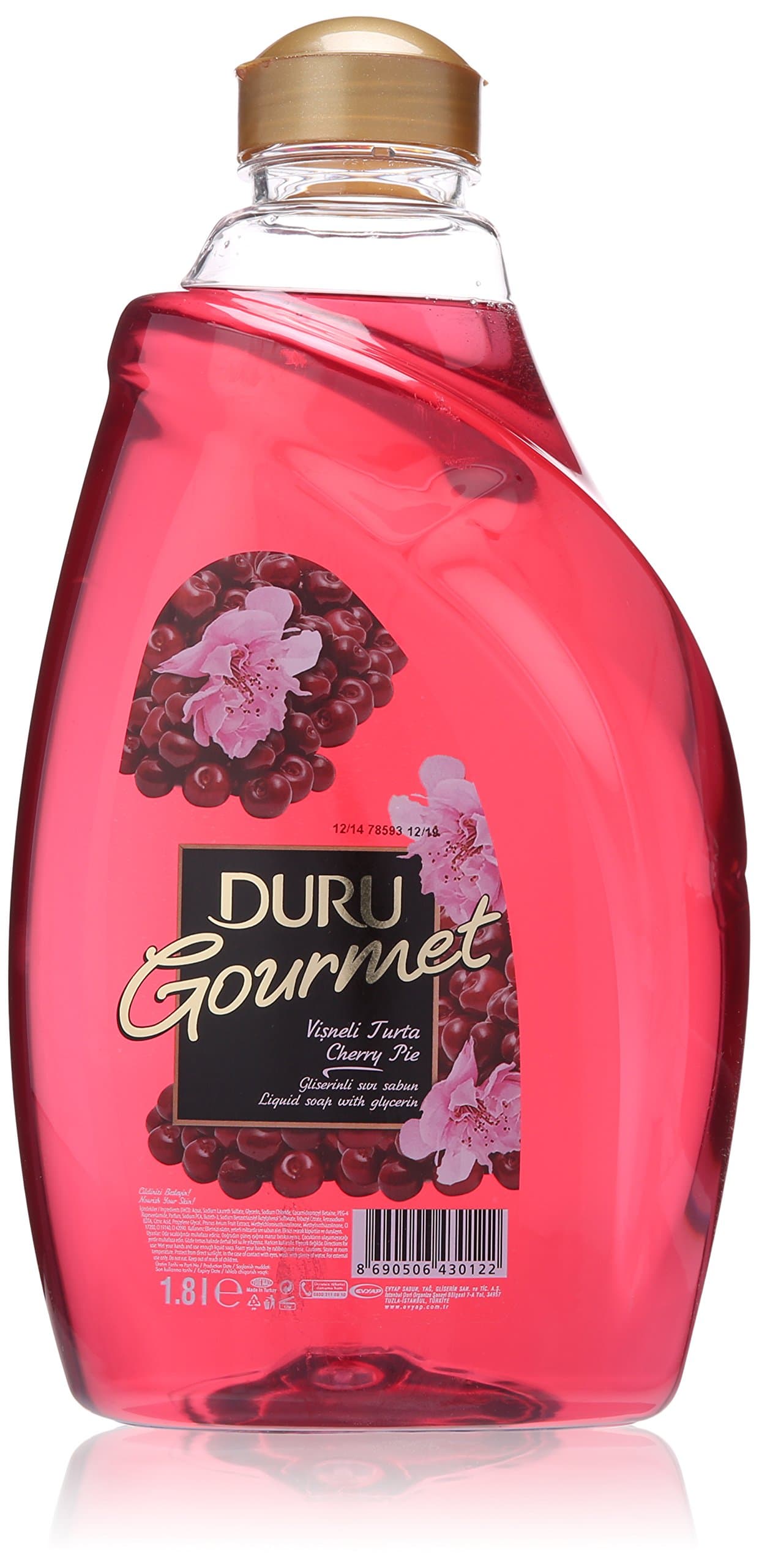 Duru Gourmet Liquid Soap Refill, Cherry Pie, 2 Count