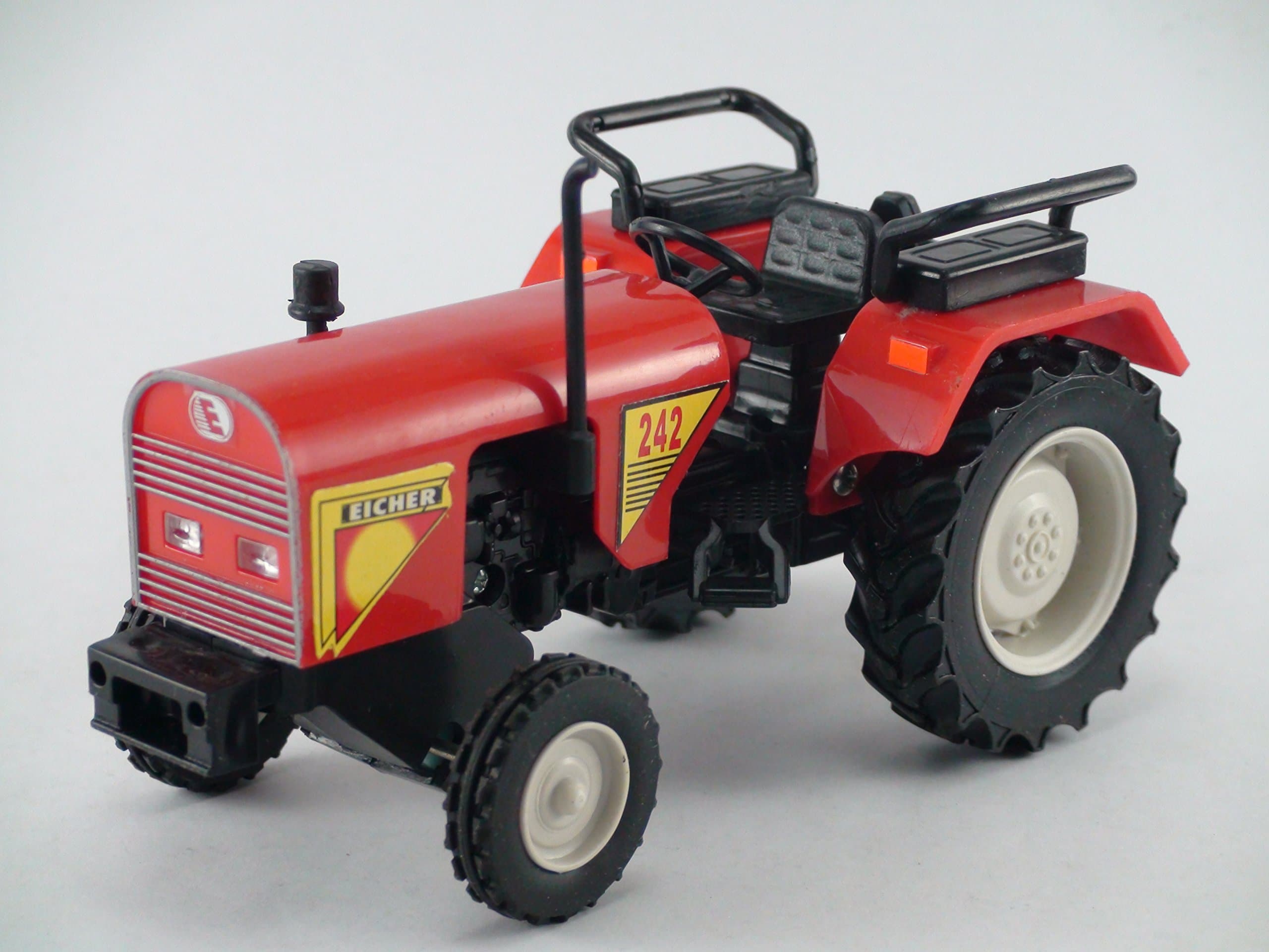 Centy Toys Classic & Model Of A Farm Tractor -Kidsshub 150/75/80 mm. In L/B/H Orange-Red