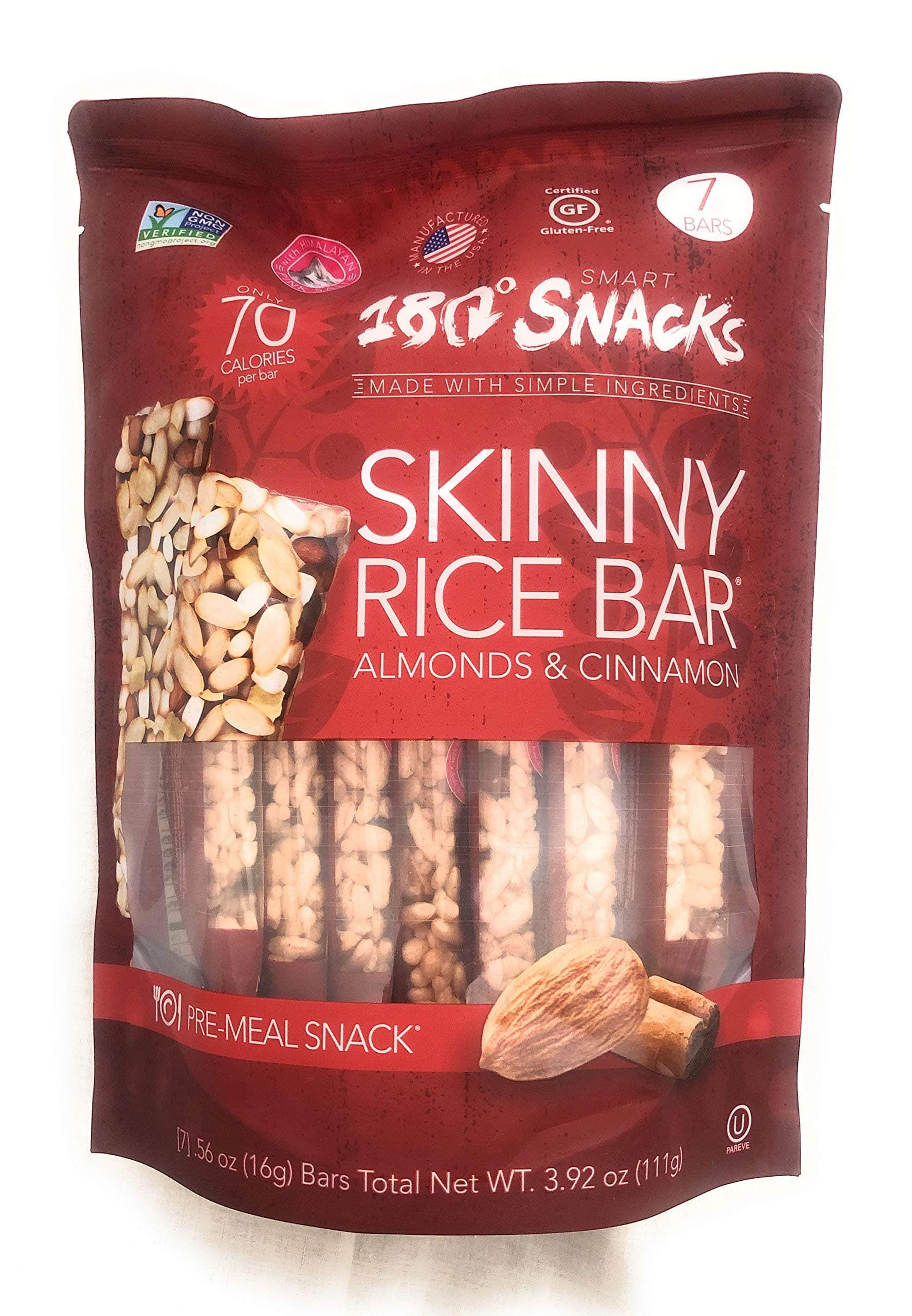 180 Skinny Rice Bar Almonds & Cinnamon