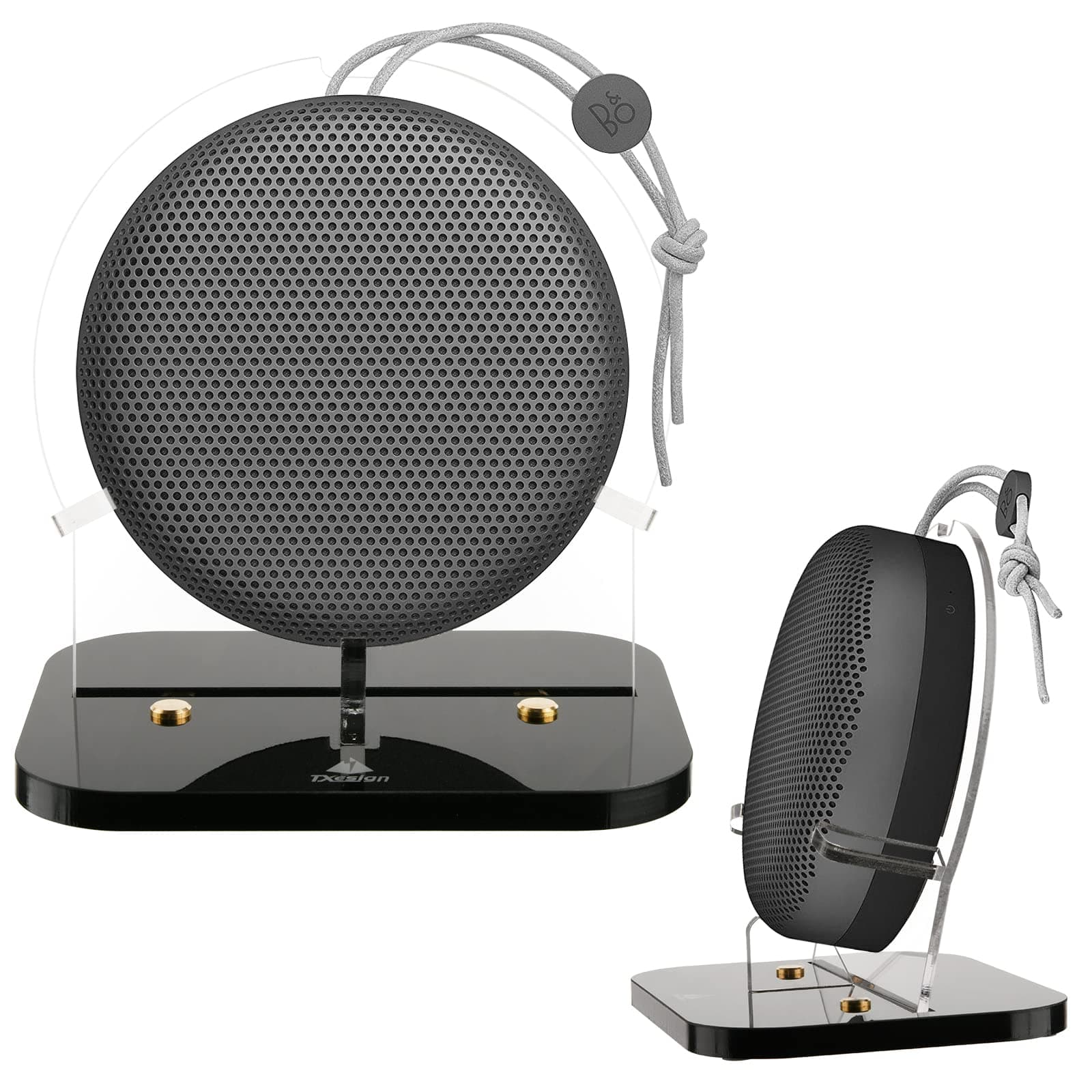 TXEsign Stand for Bang & Olufsen Beosound A1 3rd Gen/Beosound A1 2nd, Mount Desktop Stand Holder with Scratchproof Flannel