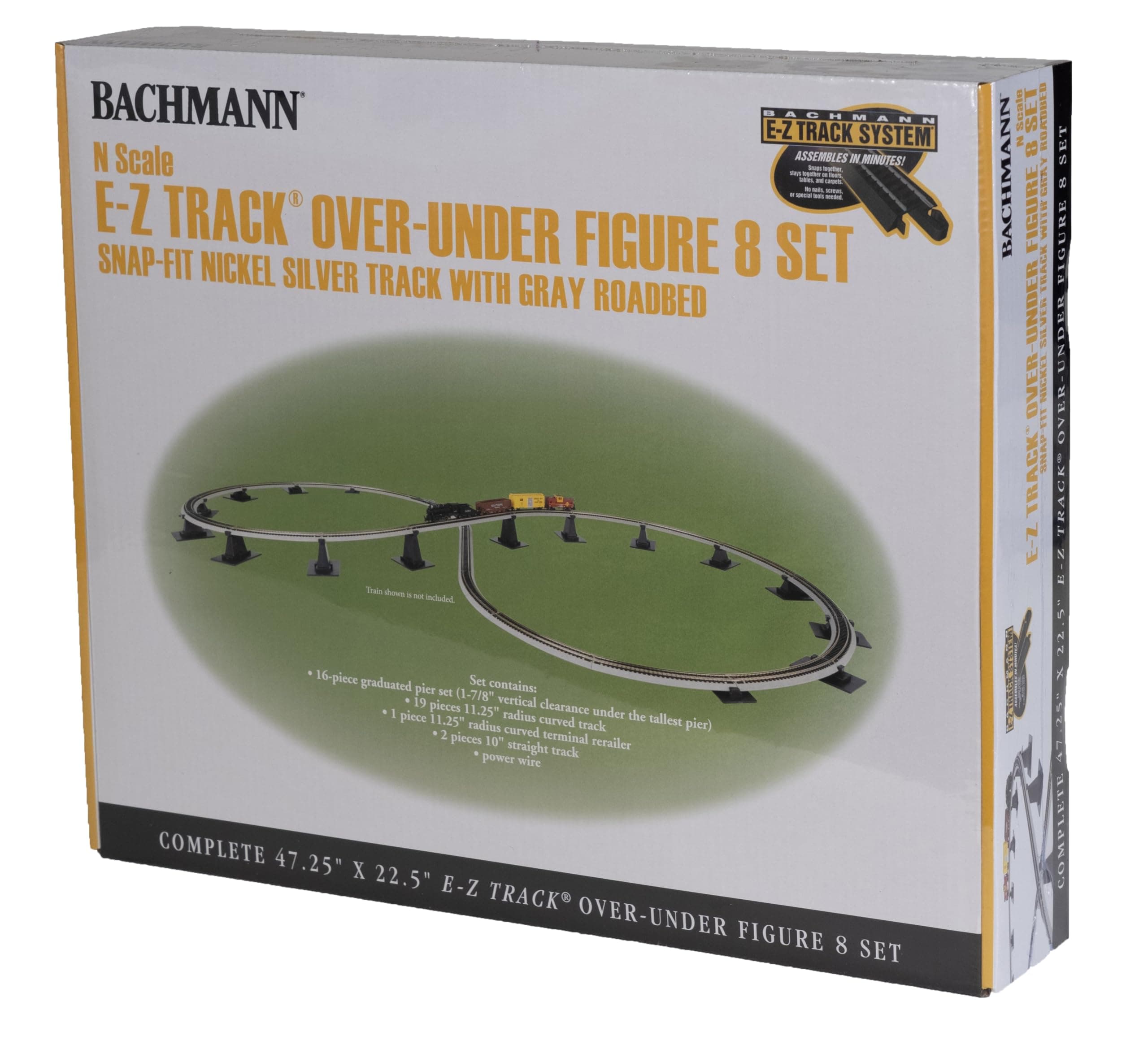 Trains - Nickel Silver E-Z Track® Over-Under Figure 8 Track Pack - N Scale