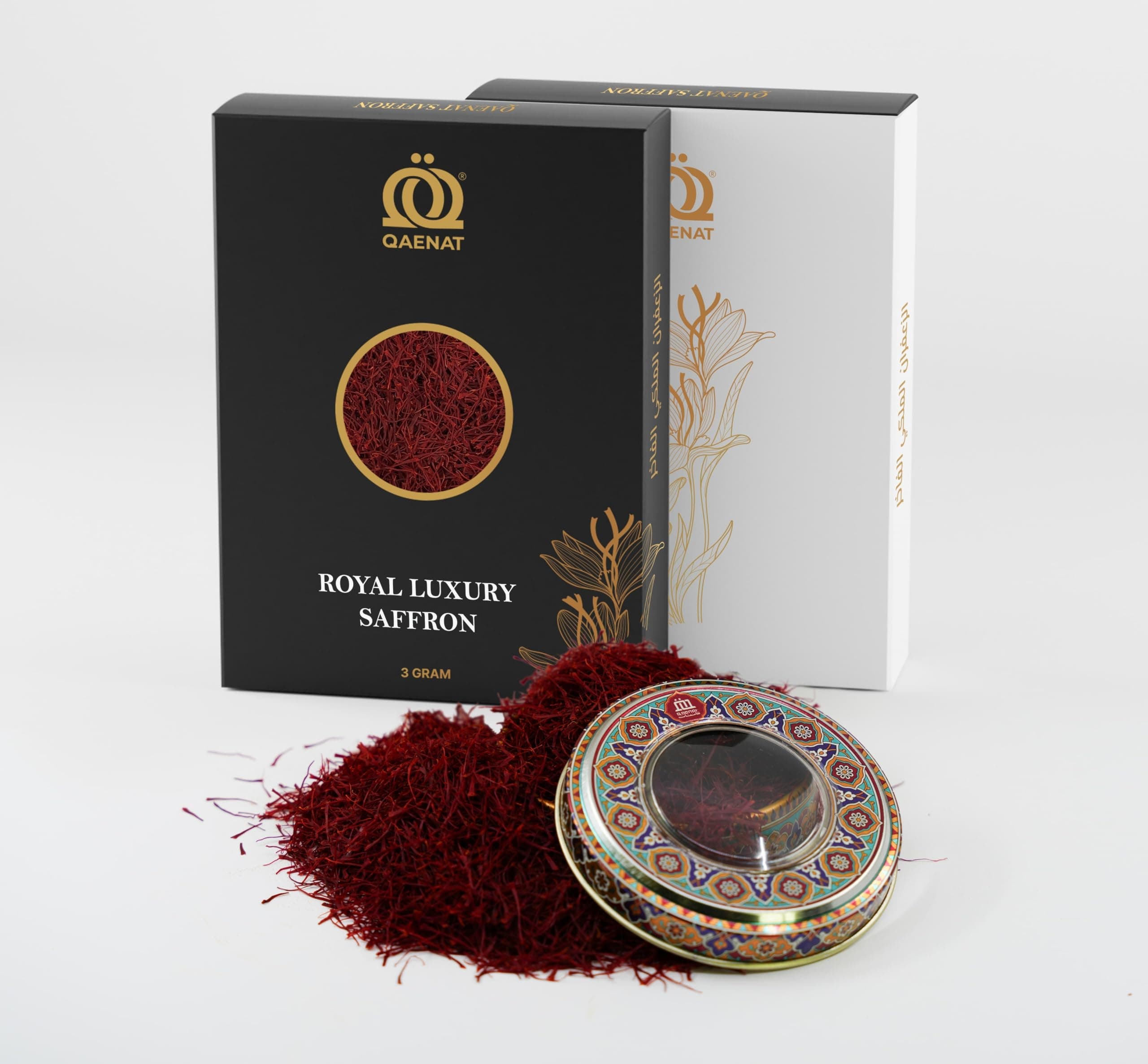 Saffron Royal Luxury – Premium All‑Red Super Negin Threads | Pure & certified Kesar | (3g)