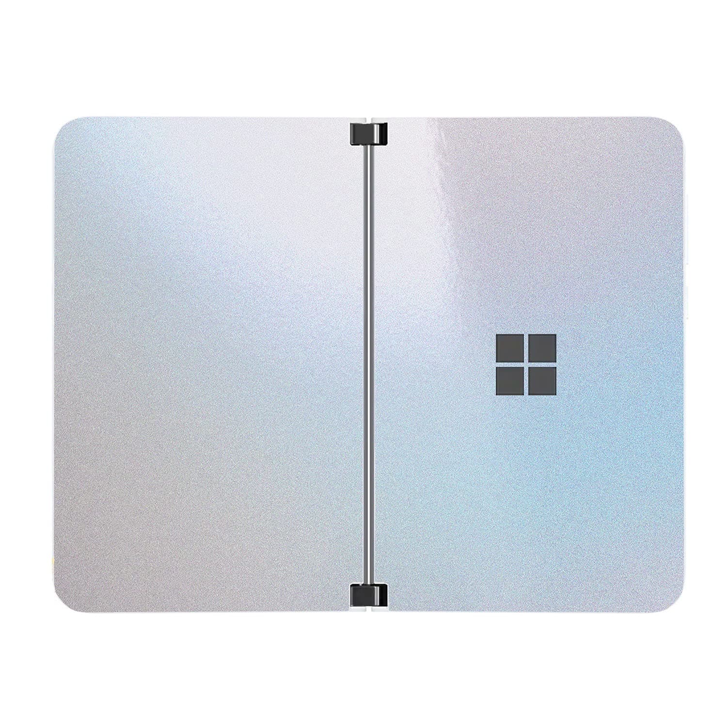 SopiGuard Sticker for Surface Duo Phone Edge-to-Edge Precision Vinyl Skin Wrap (Diamond Rainbow White)