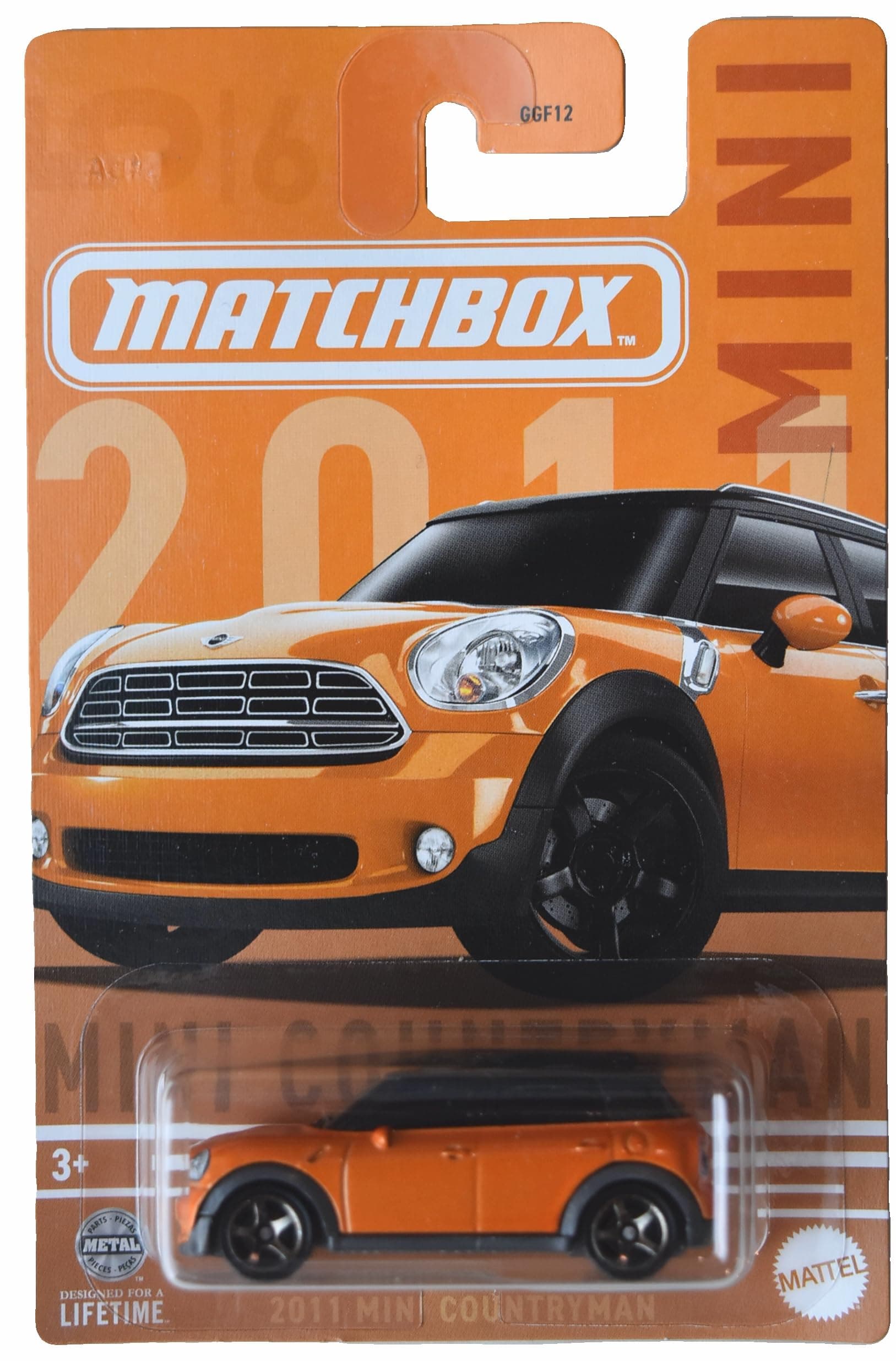 2011 Mini Countryman, Orange Car, Kid, 3-12, Unisex