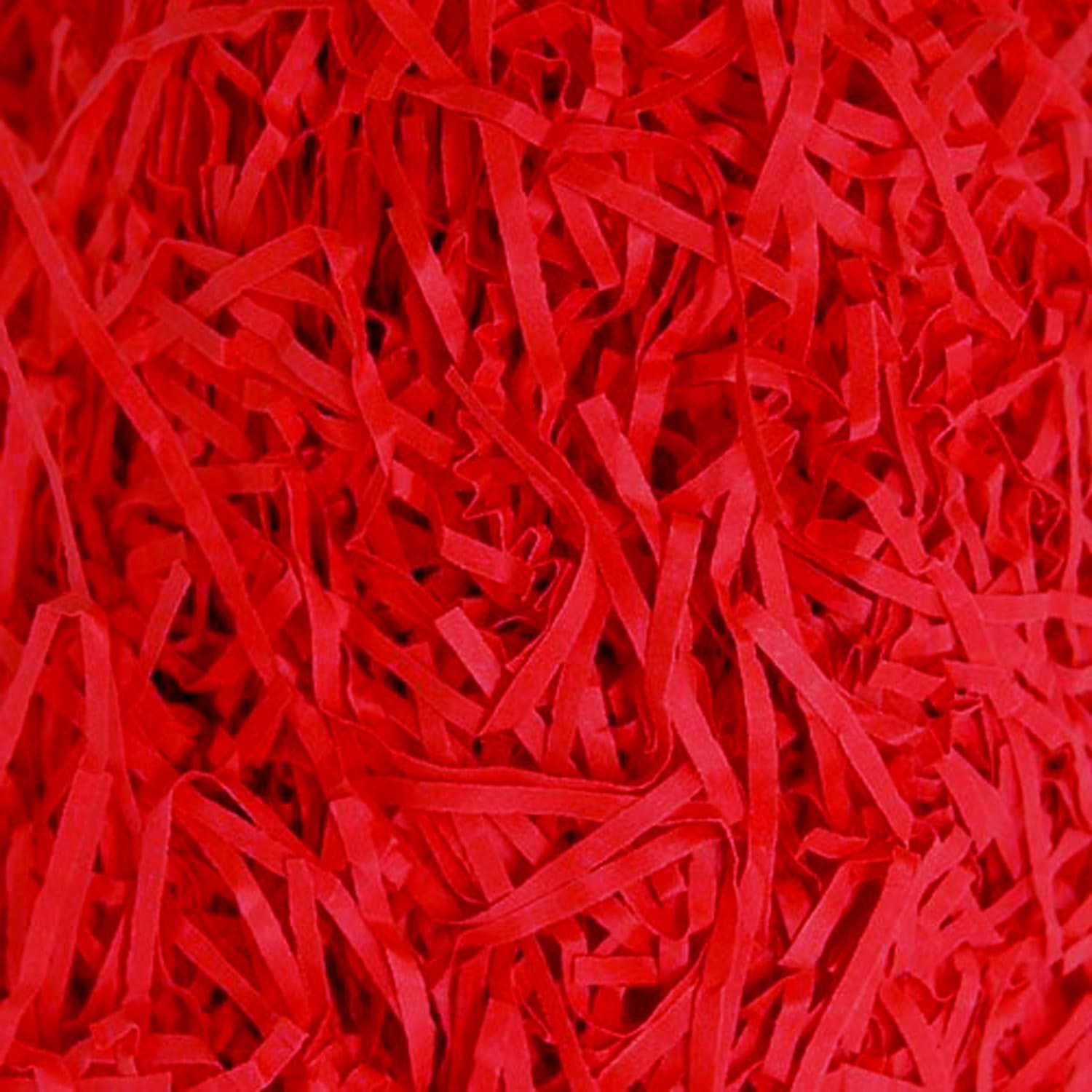 100g Luxury Red Shredded Tissue Paper Acid Free