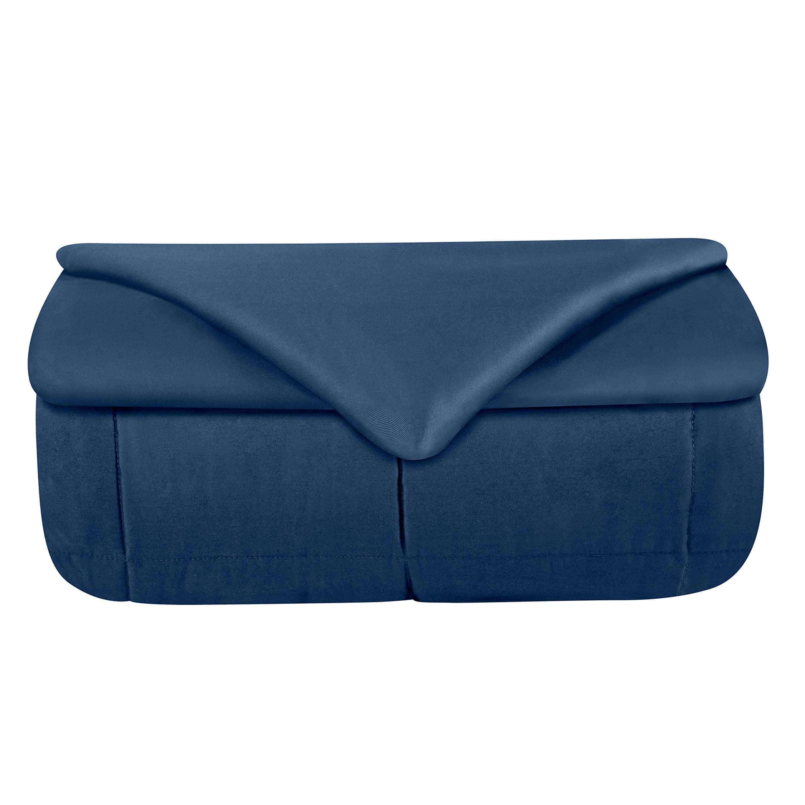 Odyseaco Weighted Blanket, Sleep Help for Adults and Kids, 150 x 200 cm, 11.3kg, Blue