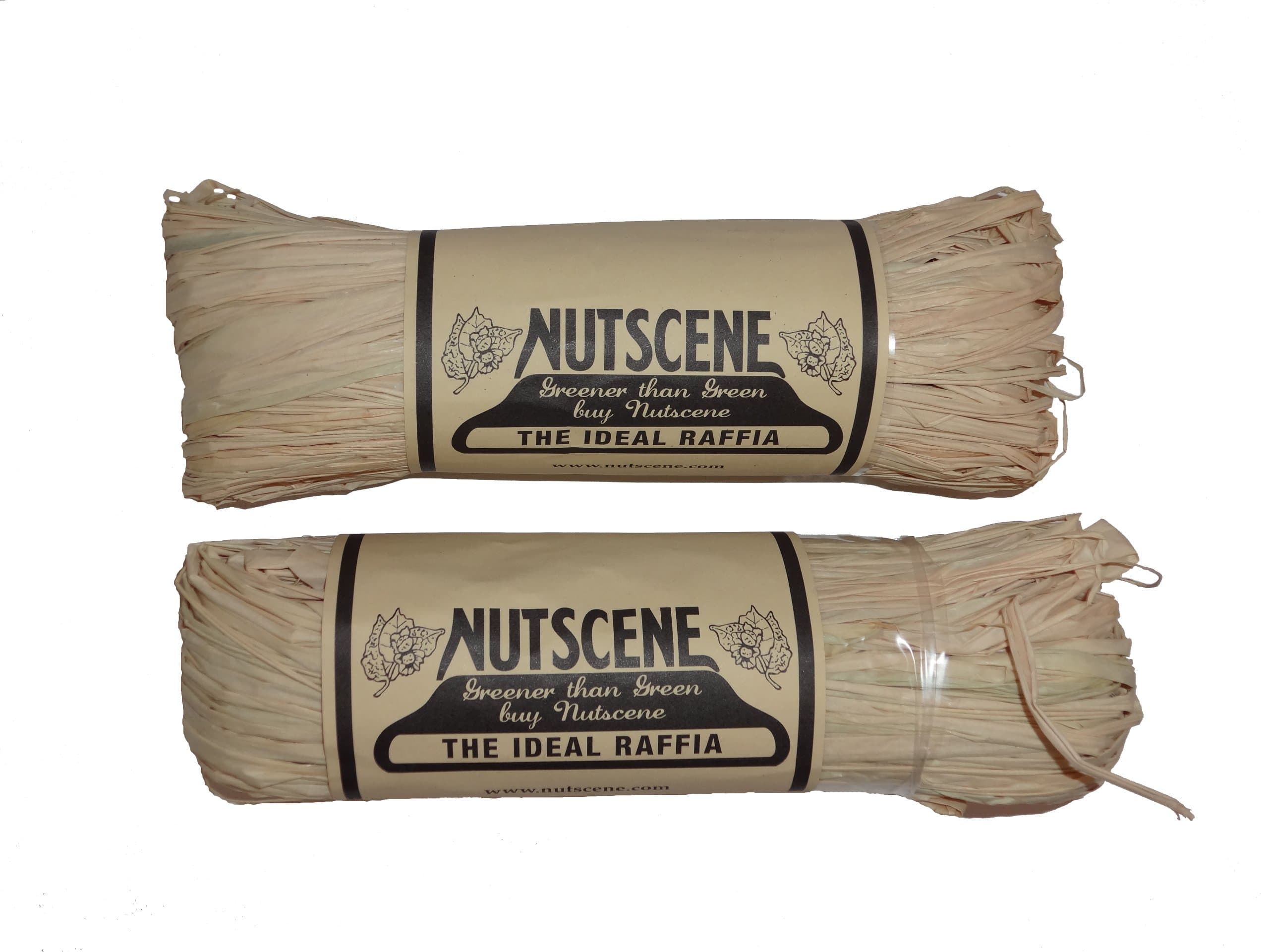 Bosmere K822 2-Pack Nutscene Hank of Raffia Twine, 300-Feet, Natural