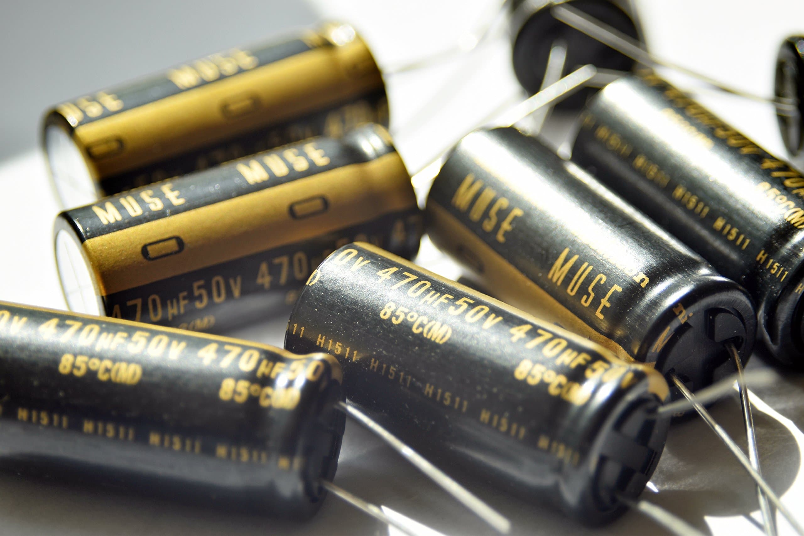 4 pcs Nichicon KZ Muse Capacitors 25V 47uf Premium Audio Grade