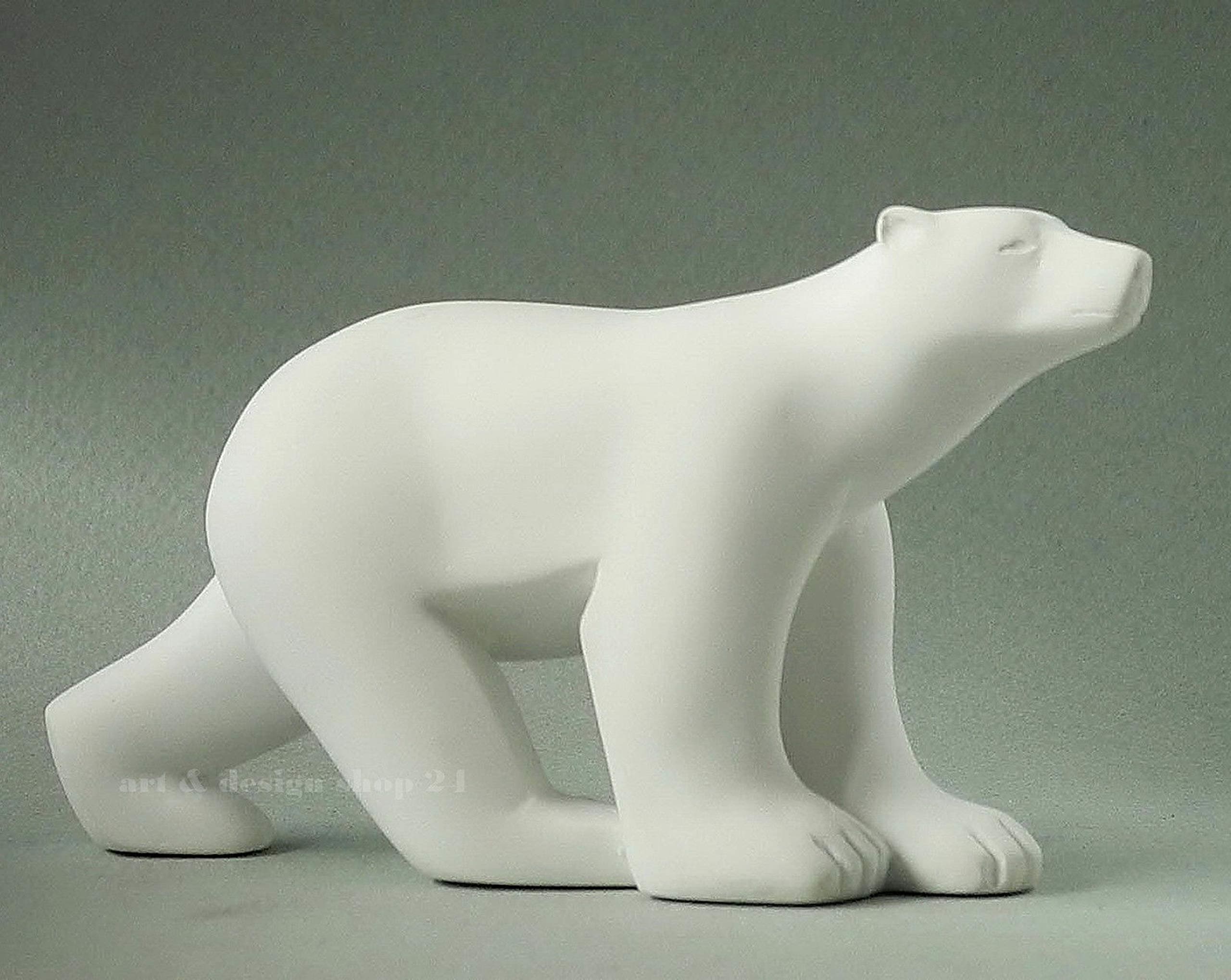 Pocket Art Museum Miniature Sculpture - Polar Bear / Ours Blanc - based on a workd by Francis Pompon #p05