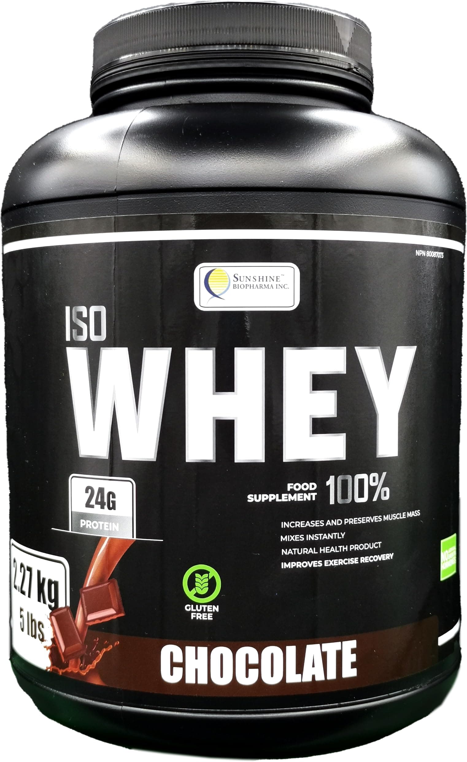 IsoWhey Protein Powder 5lb (2.27kg), Ultra Filtered whey Protein to Maintain and Increase Lean Muscle Mass in a Strong Lean Body (Chocolate)