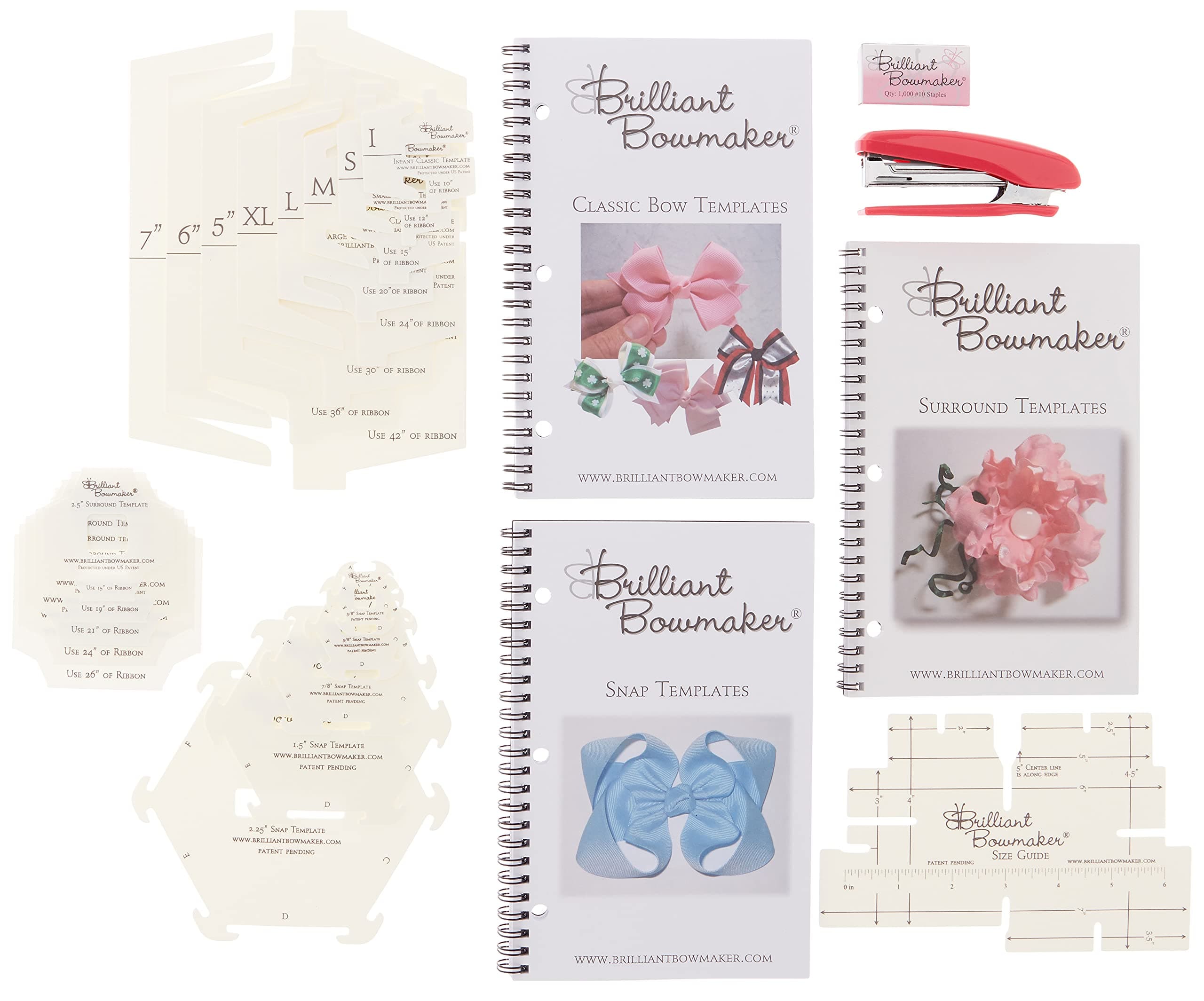 Little Pink Ladybug Brilliant Bow Maker Ultimate Kit, Multi-Colour, 22.86 x 16.51 x 7.62 cm