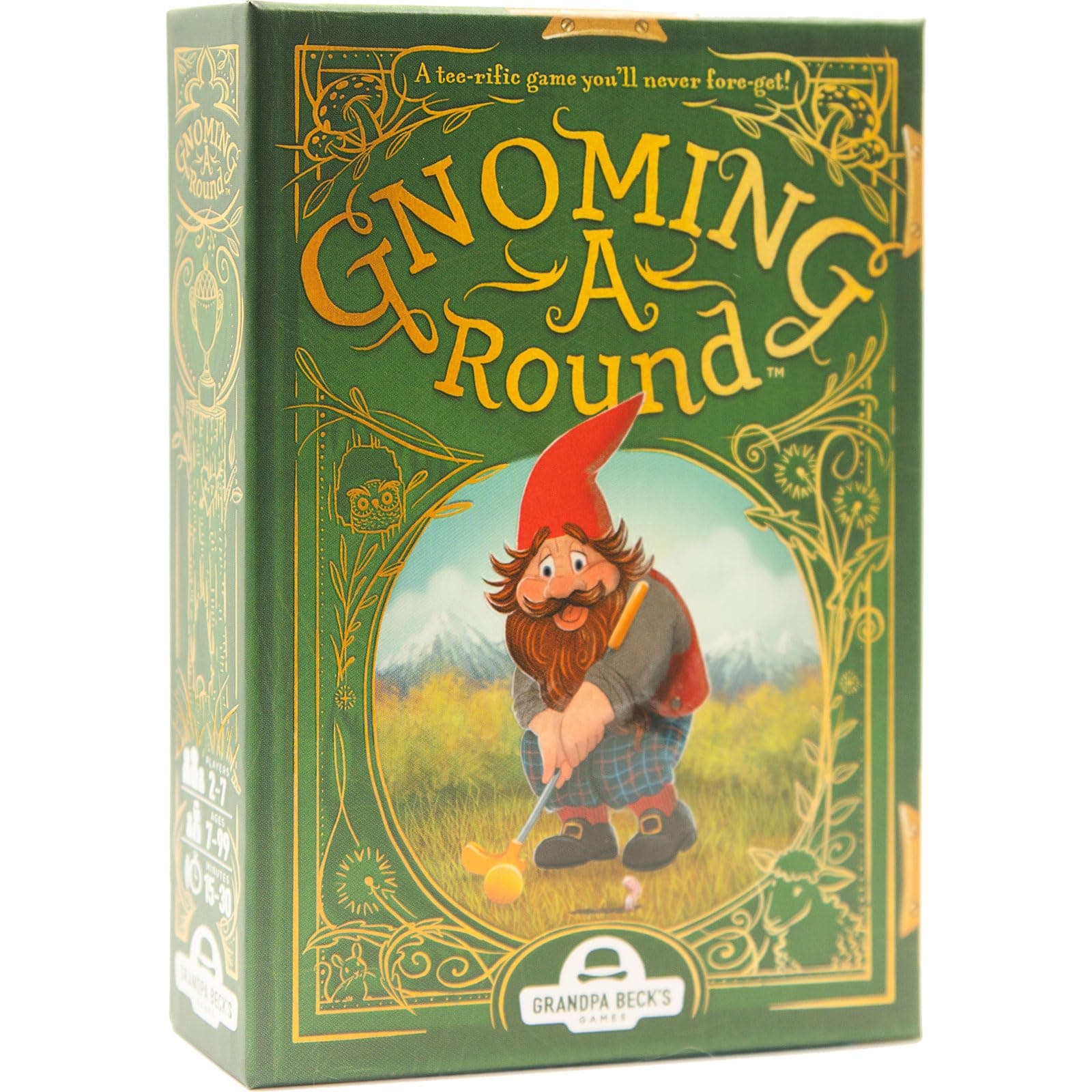 Grandpa Beck's Games Gnoming A Round | Fun Family Card Game | Enjoyed by Kids, Teens, & Adults | from The Creators of Cover Your Assets - 2-7 Players, Ages 7+