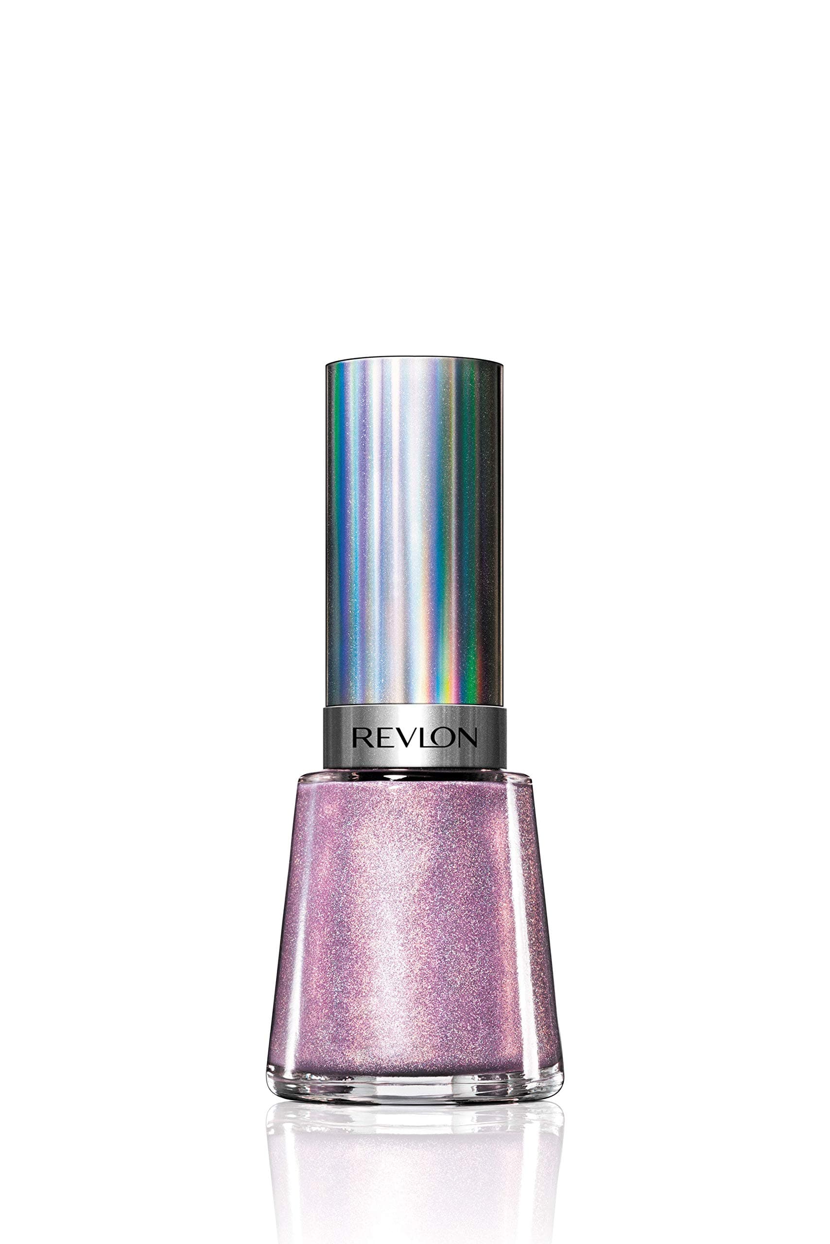 Nail Enamel, Chip Resistant Nail Polish, Glossy Shine Finish, in Pink, 105 Galactic Pink, 0.5 oz