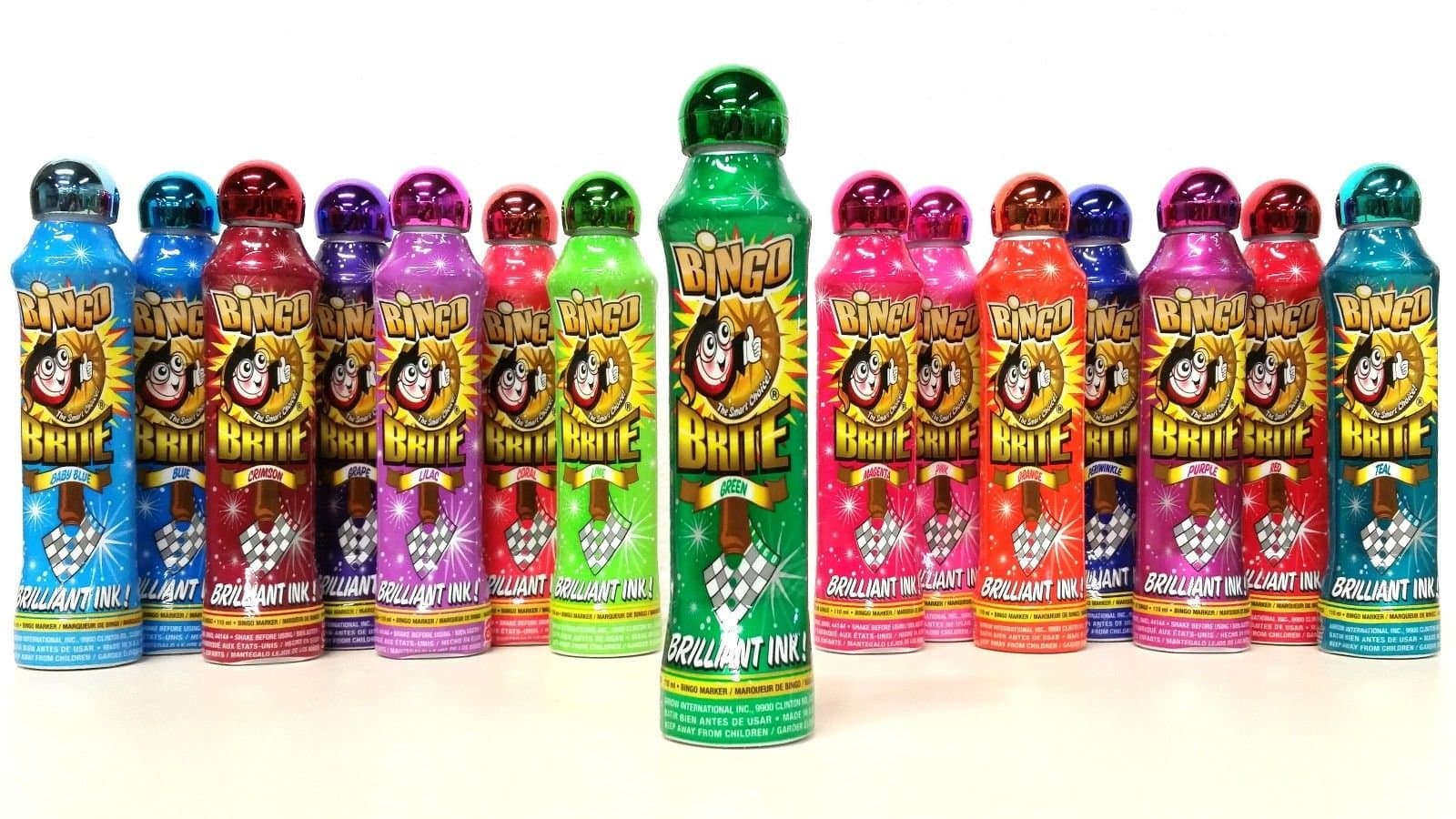 Bingo Brite 4oz Bingo Dauber Full Set (Fifteen Colors)