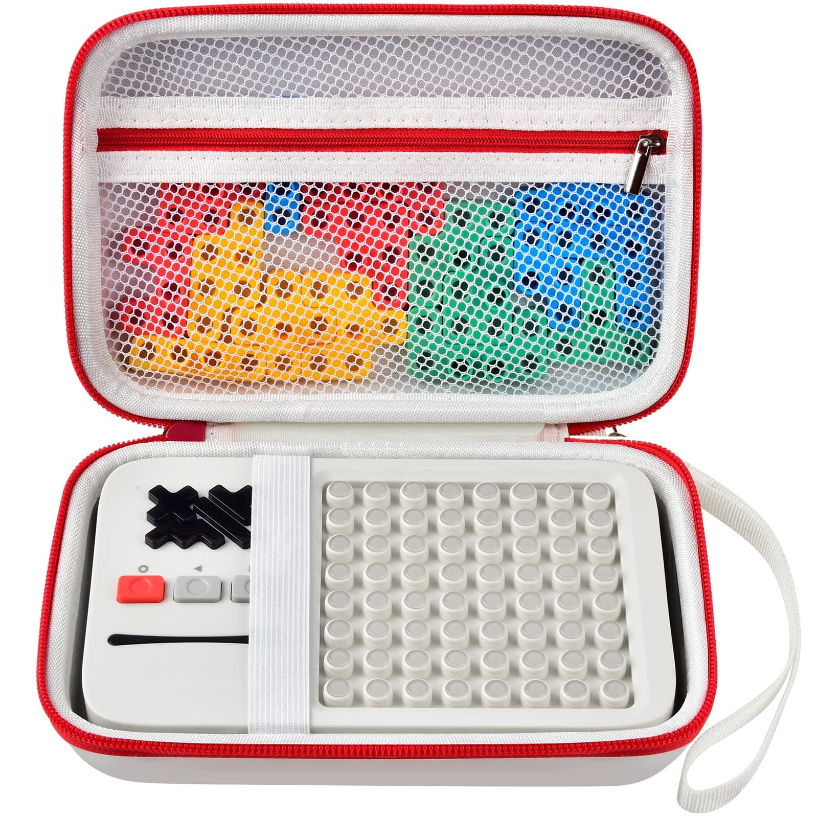 Case Compatible with GiiKER Super Blocks Puzzle Game, Handheld Brain Teaser Puzzle Holder, Organizer Storage Bag for Electronic Brain Game Console & Puzzles for Kids Boys and Girls (Box Only)