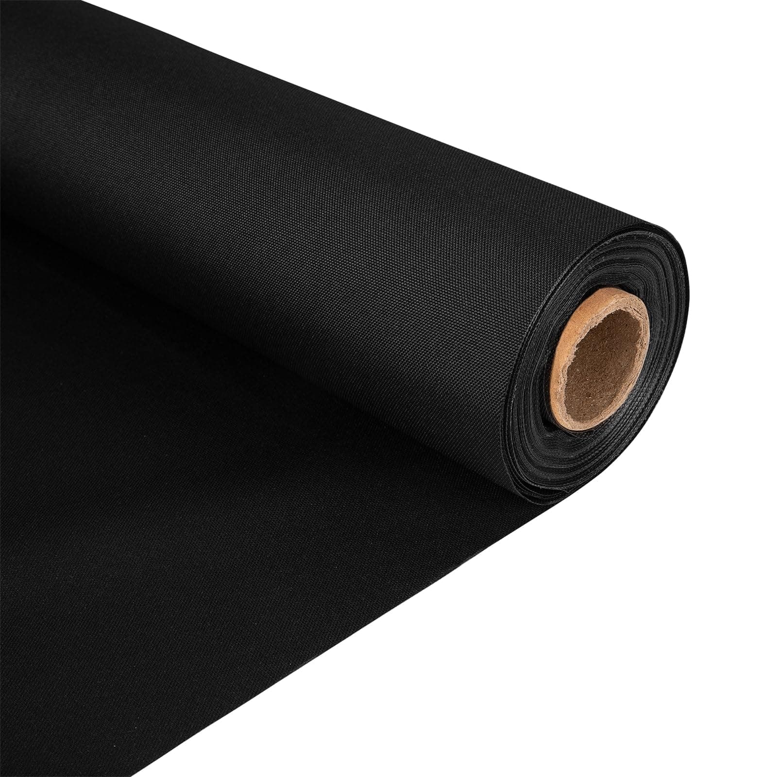 Discount Fabrics LTD - Durable 7 Oz Waterproof Canvas Fabric -150 cm Wide -Thick Material for Tarp, Awning, Gazebo & Outdoor Cover (Black, Per Metre)