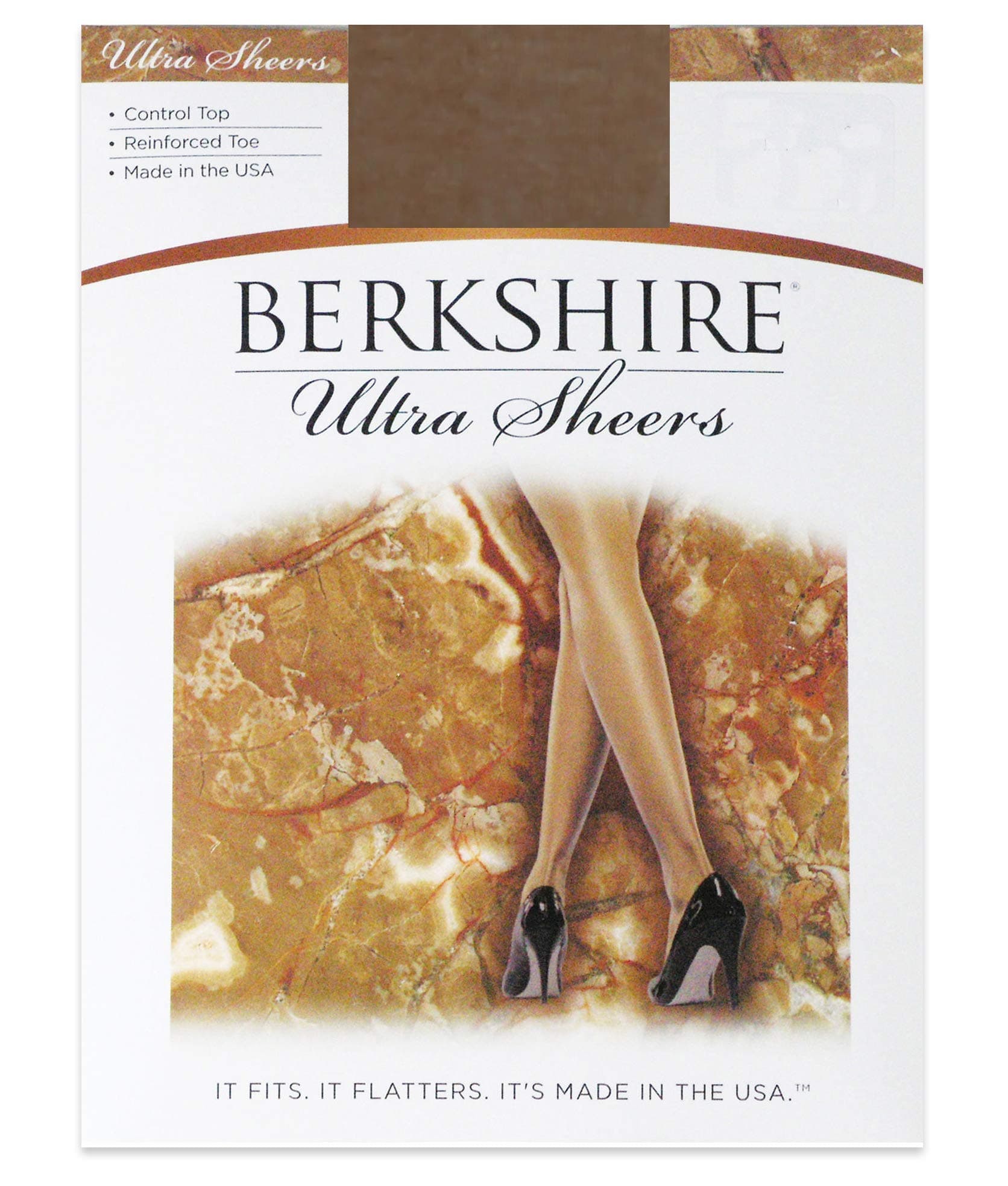 Women's Ultra Sheer Control Top Pantyhose 4419 - Reinforced Toe