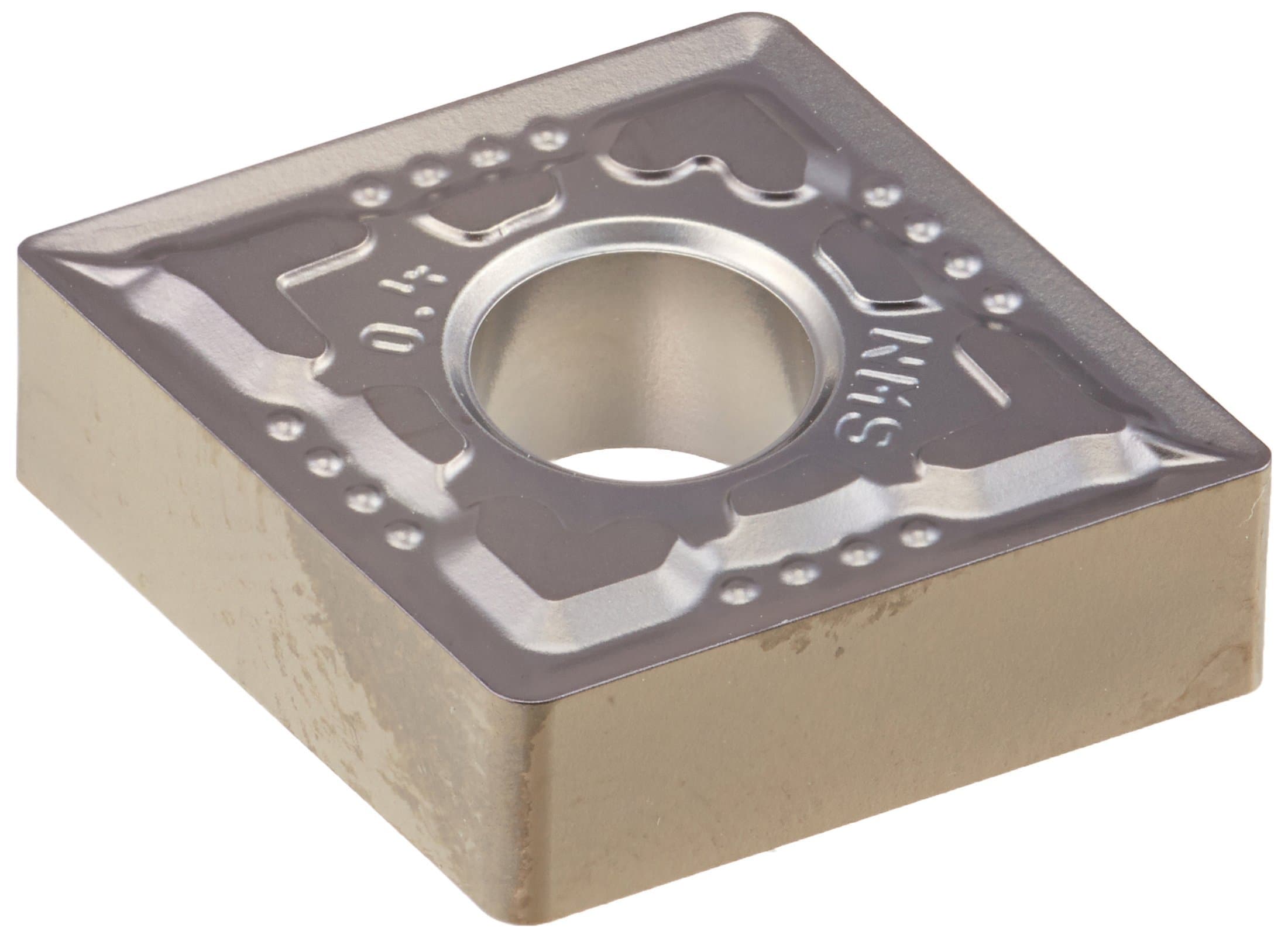 Walter Tools CNMG120404-NMS WSM20 Carbide Tiger-Tec Negative Indexable Turning Insert, 1/64" Corner Radius, 1/2" IC, 3/16" Thick, 0.024" - 0.098" Depth of Cut (Pack of 10)