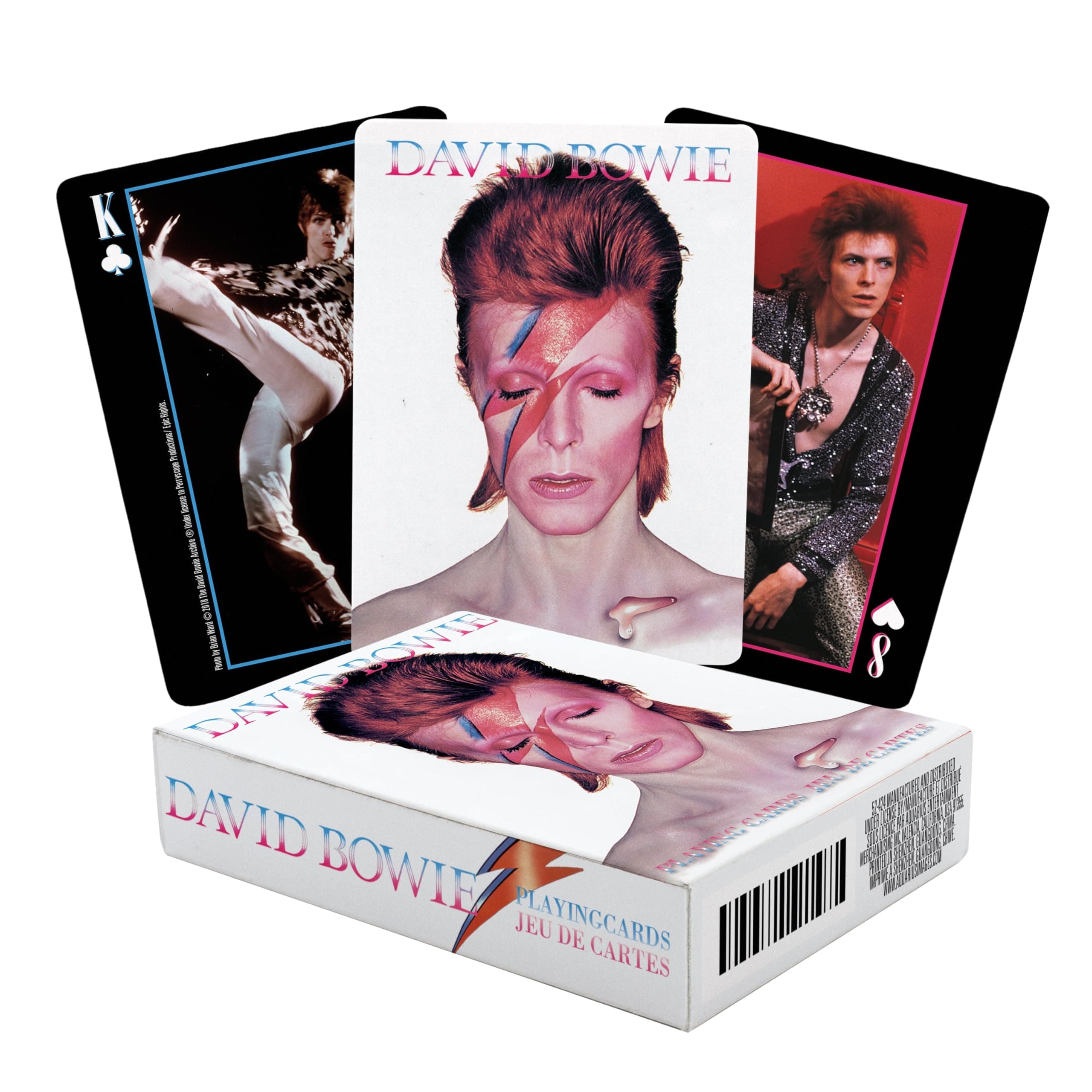 David Bowie Playing Cards - David Bowie Themed Deck of Cards for Your Favorite Card Games - Officially Licensed Merchandise & Collectibles 2.5" x 3.5"