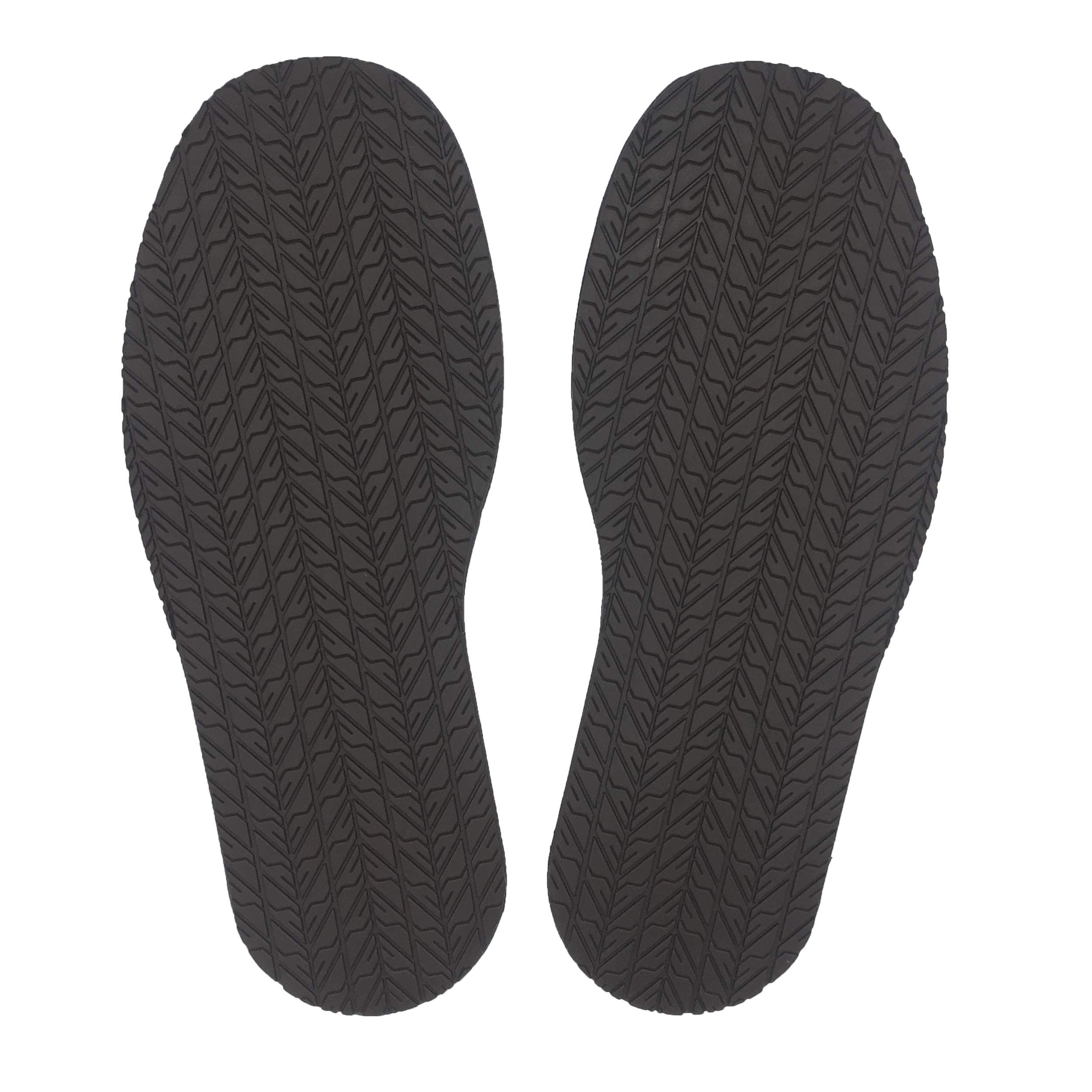 KANEIJI Shoe Replacement Rubber Out Sole,4mm Thickness, one Pair (Dark Brown)