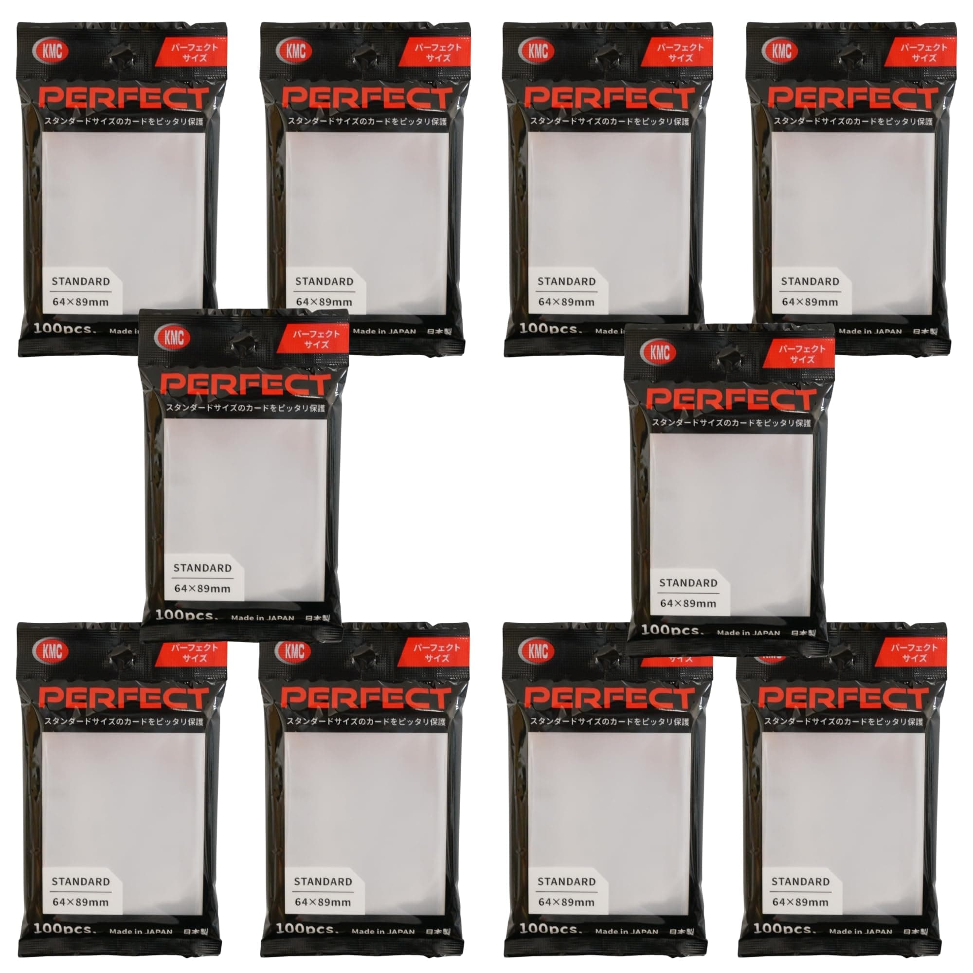 100 Karte Barriere Perfekte Größe (10 Packungen/Gesamt 1000)