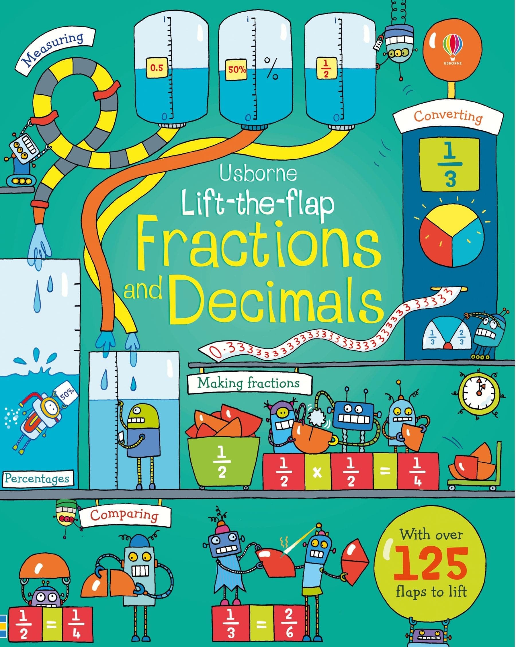 Lift-the-Flap Fractions and Decimals Board book – July 13, 2016