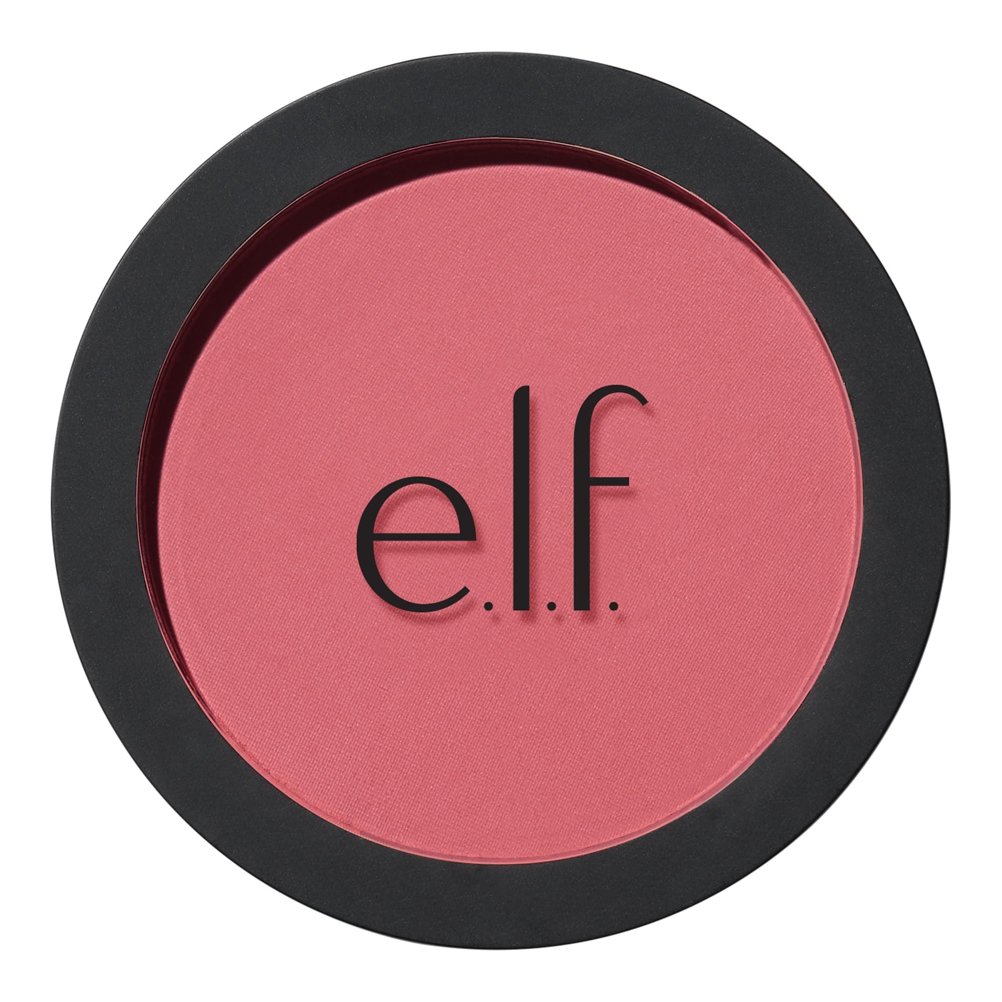 e.l.f. Primer-Infused Matte Blush, Long-Lasting, Lightweight & Buildable Powder Blush, Delivers A Matte Finish, Vegan & Cruelty-Free, Always Tempting