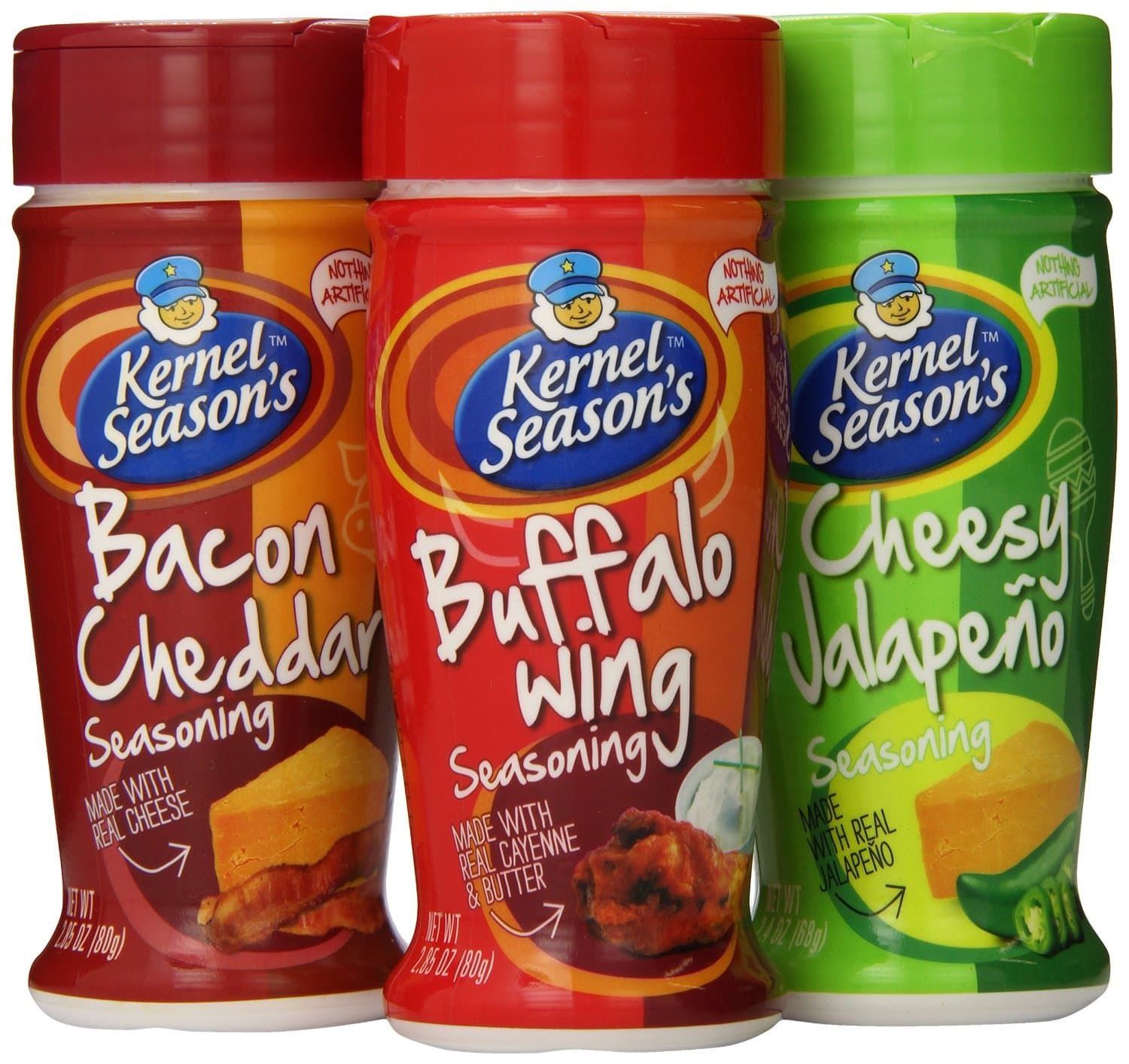 Kernel Season'sSpicy Seasoning Variety Pack, 2.85 Ounce Shakers (Pack of 3)