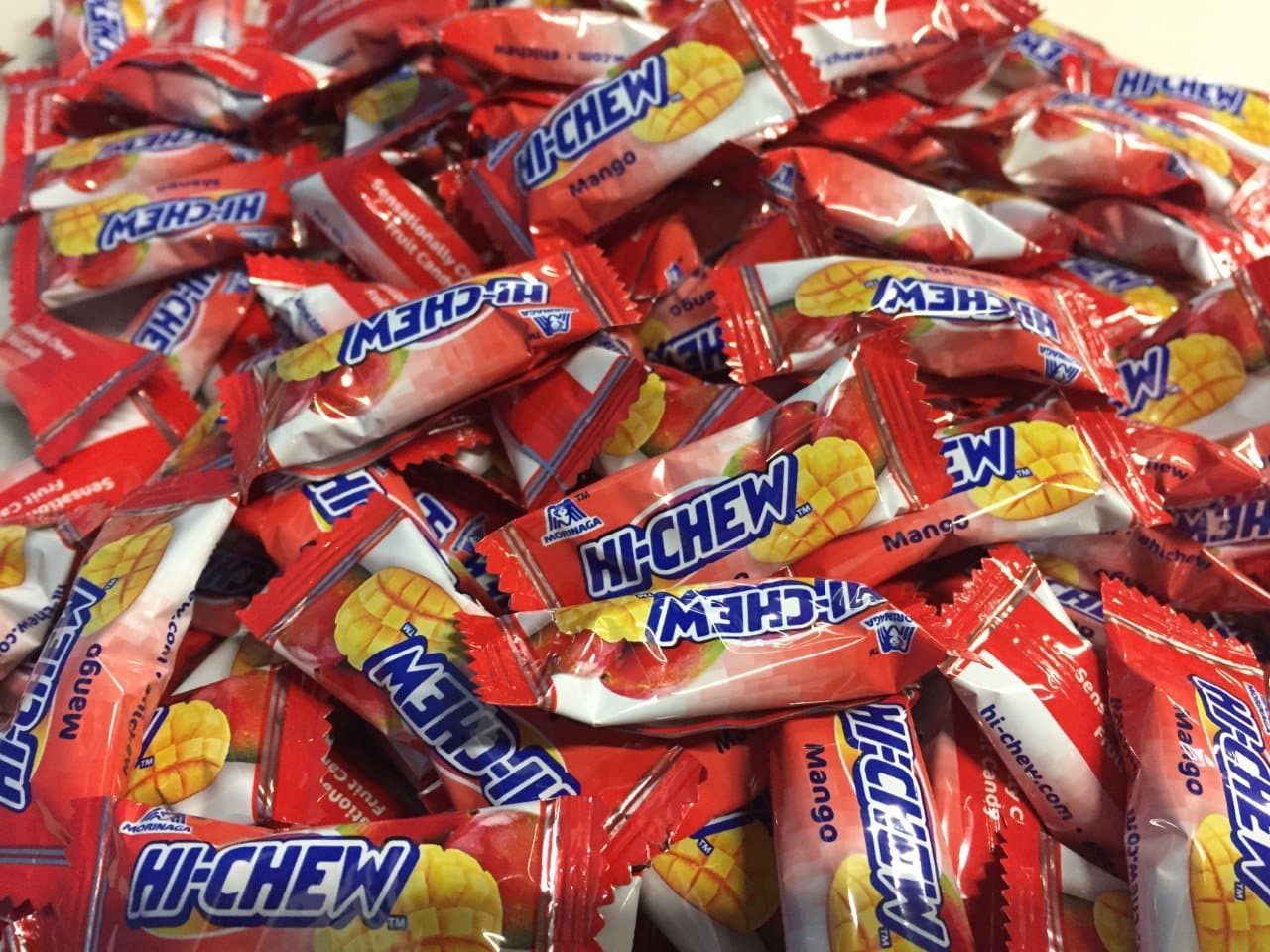 Hi-Chew - Soft and Chewy Candy from Japan Individually Wrapped Single Flavor - Two Full Pounds Bulk Wholesale (Mango)