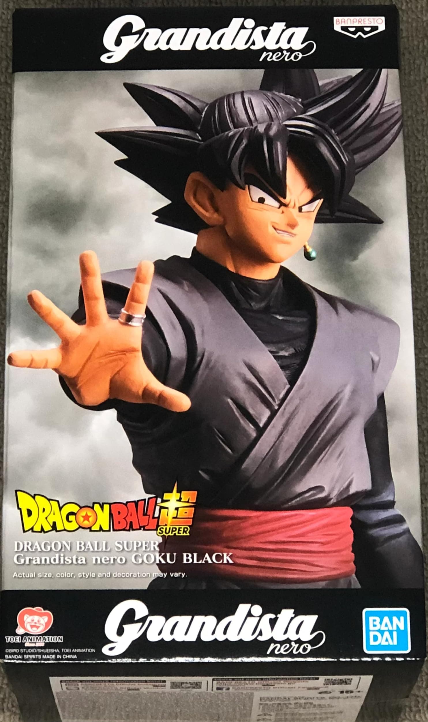 Banpresto - Figurine DBZ - Goku Black Grandista Nero 28cm - 4983164181395