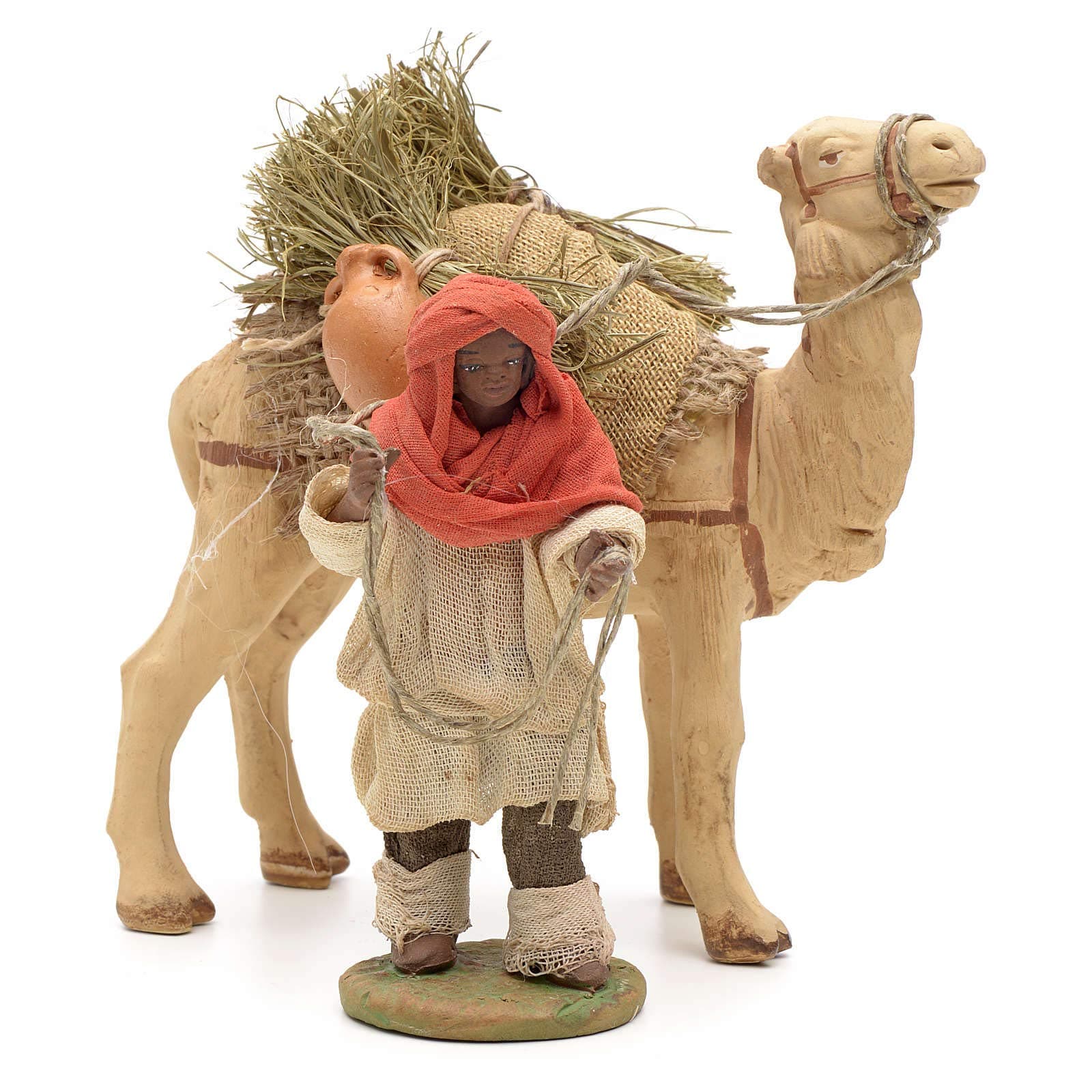 Nativity Set Accessory Dark cameleer with Camel 10 cm Figurines