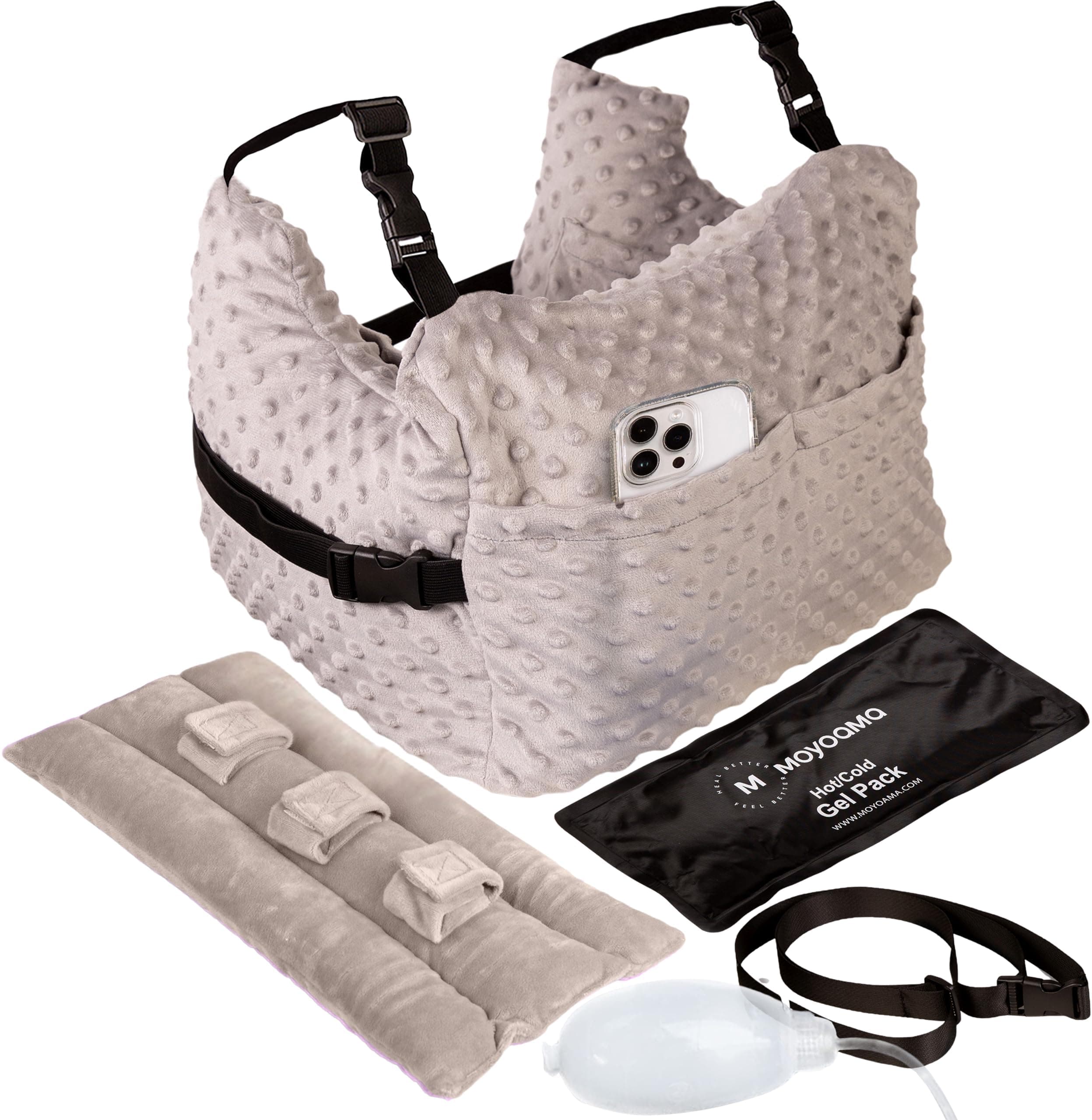 - MOYOAMA Post Mastectomy Pillow – Hands-Free Protection with Secure Strap & Easy-Clean Washable Cover Breast Surgery Must Haves,Breast Reduction Recovery Supplies,Breast Augmentation