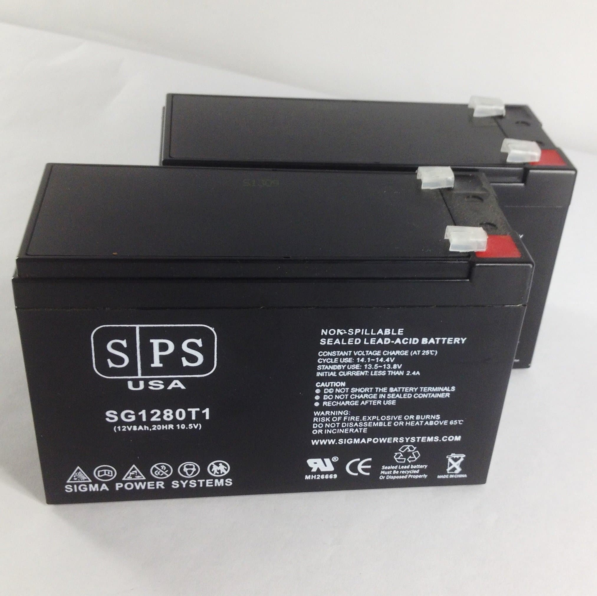 APC BackUPS XS1300 (BX1300G) 12V 8Ah UPS Battery (2 pack) - SPS BRAND