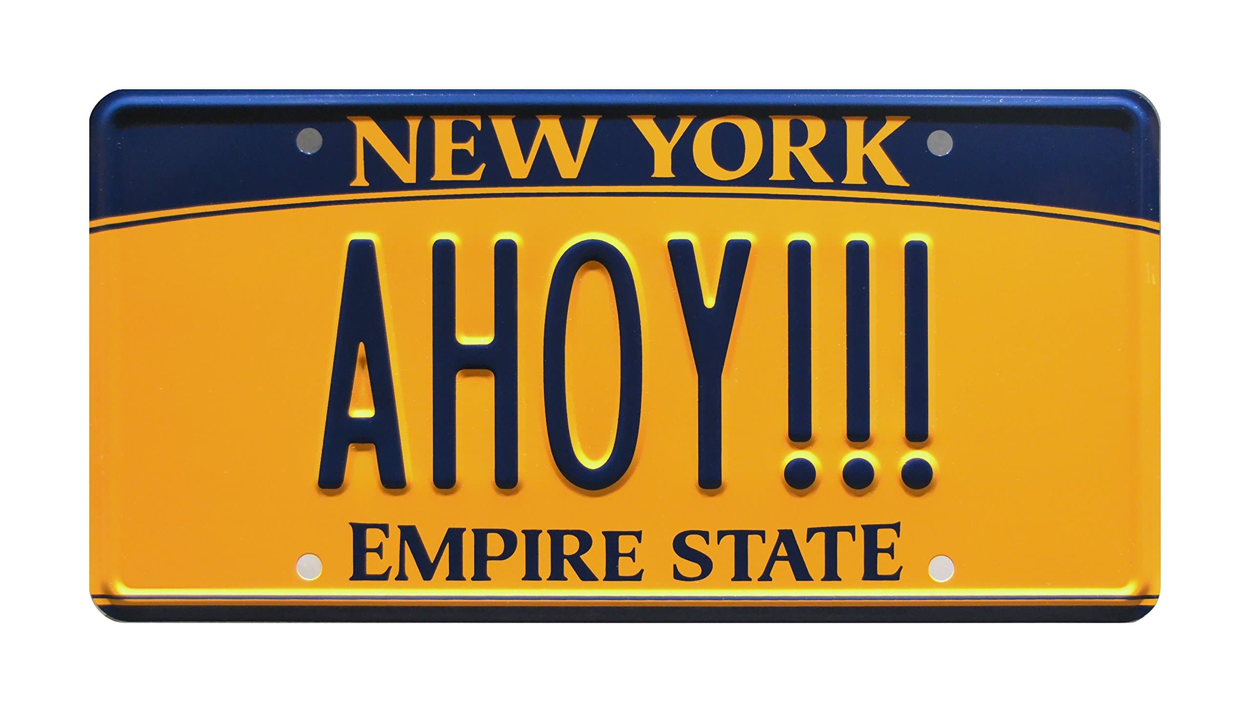 HIMYM: The Captain | AHOY | Metal Stamped License Plate