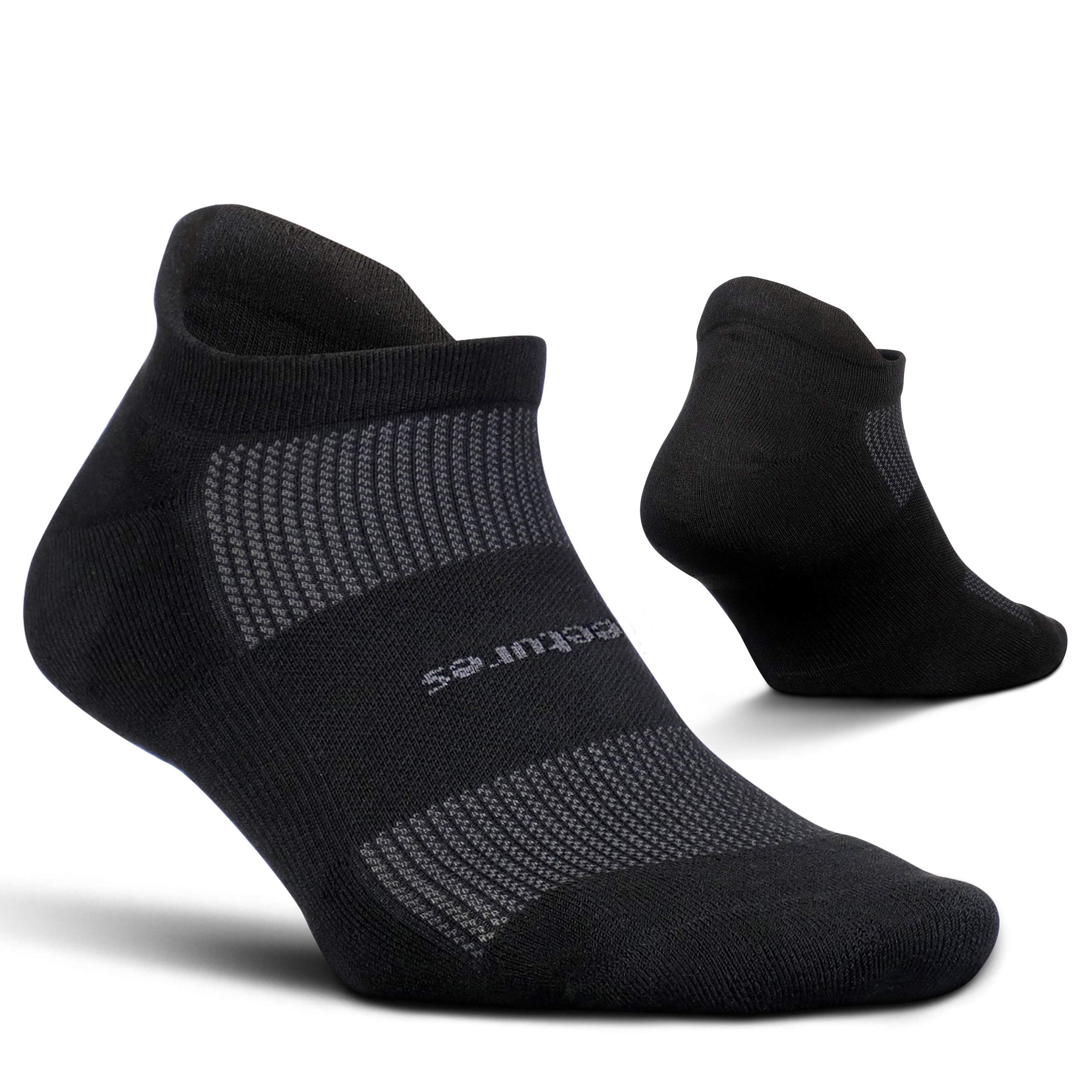 Feetures High Performance Max Cushion Ankle Sock - Tab Socks for Women & Men with Heel Tab