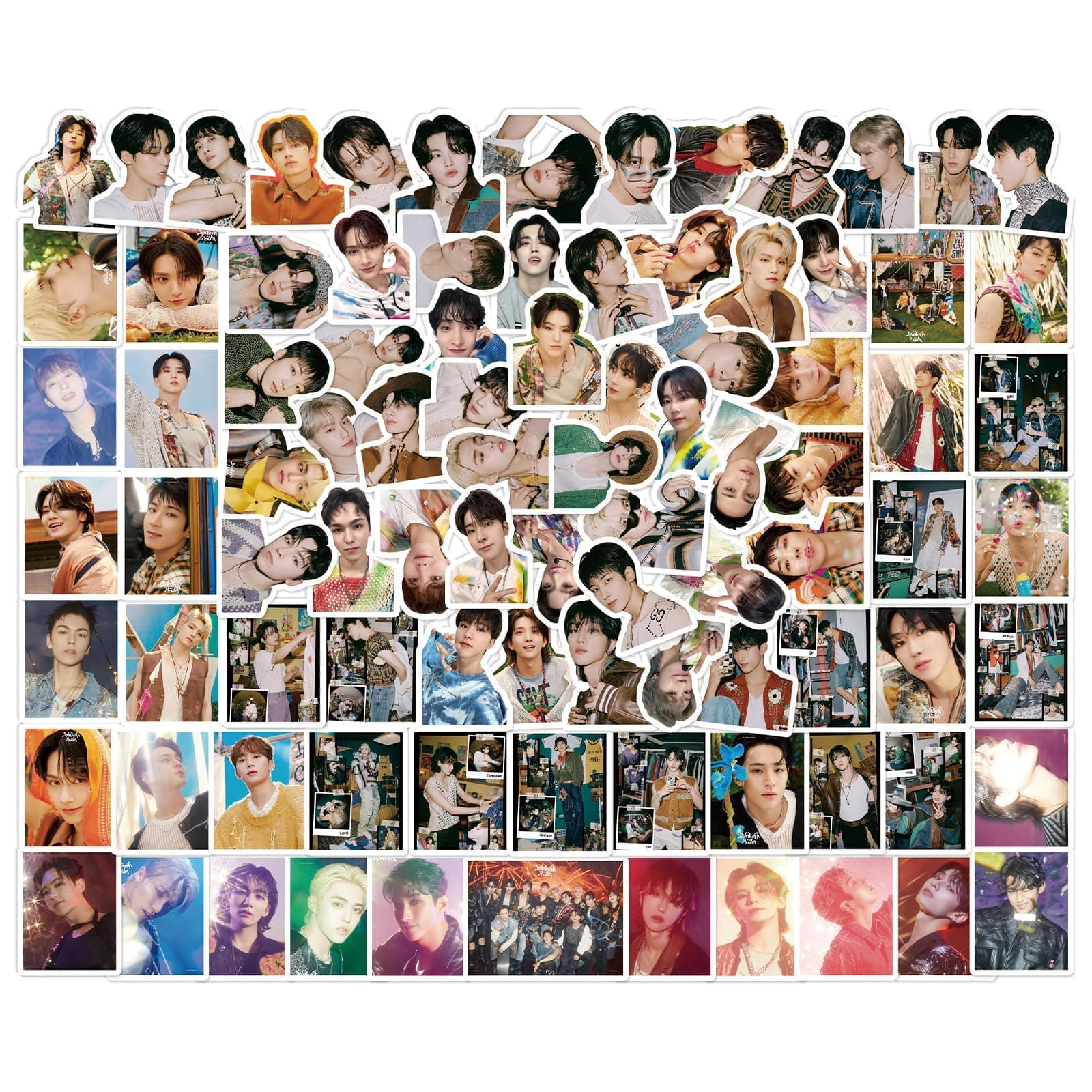 Seventeen Stickers New Album Merch 90 PCS Laptop Stickers Birthdays Party Decoration Gift for Boys and Girls Fans