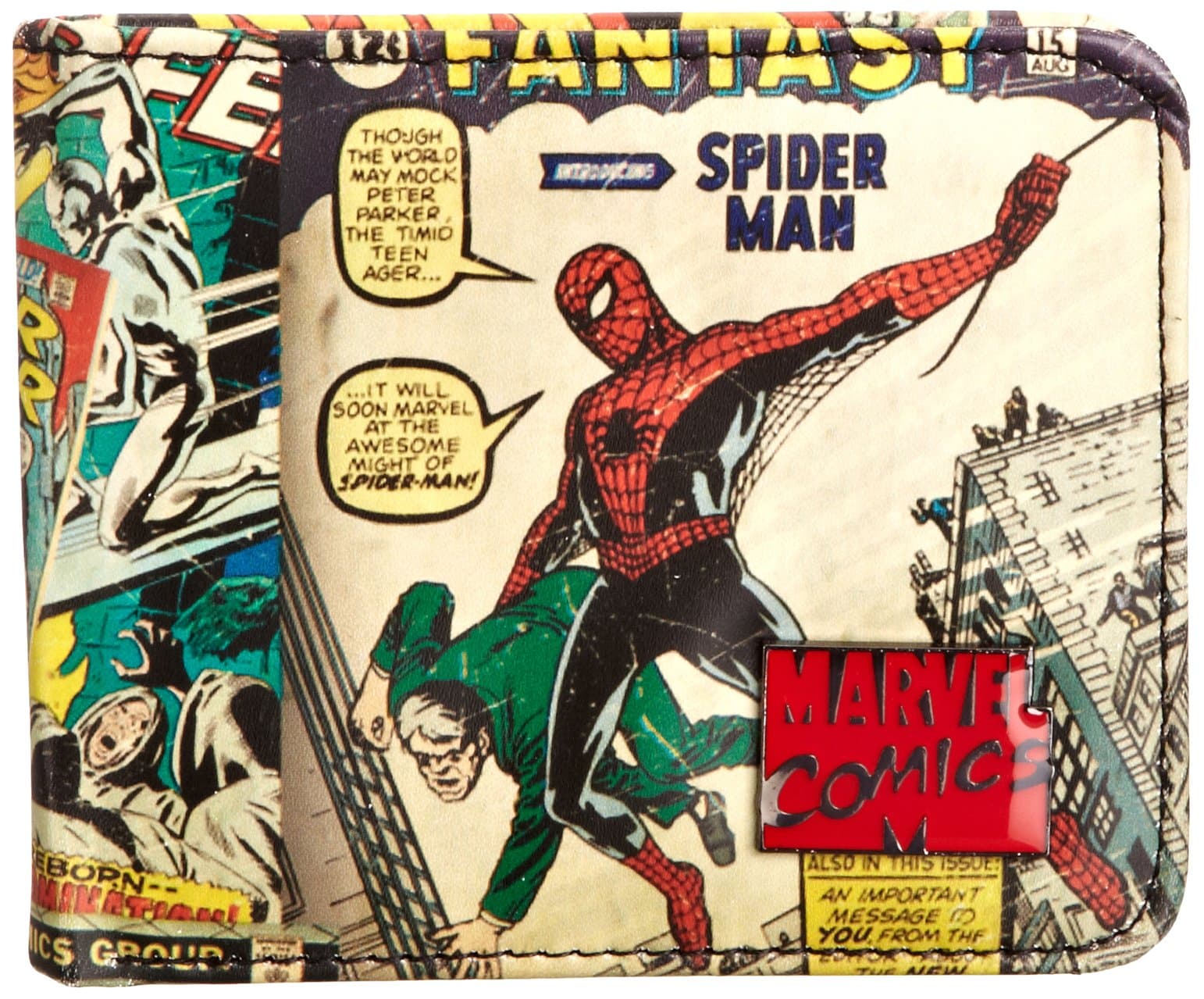 Marvel Retro Exterior Print Men's Wallet