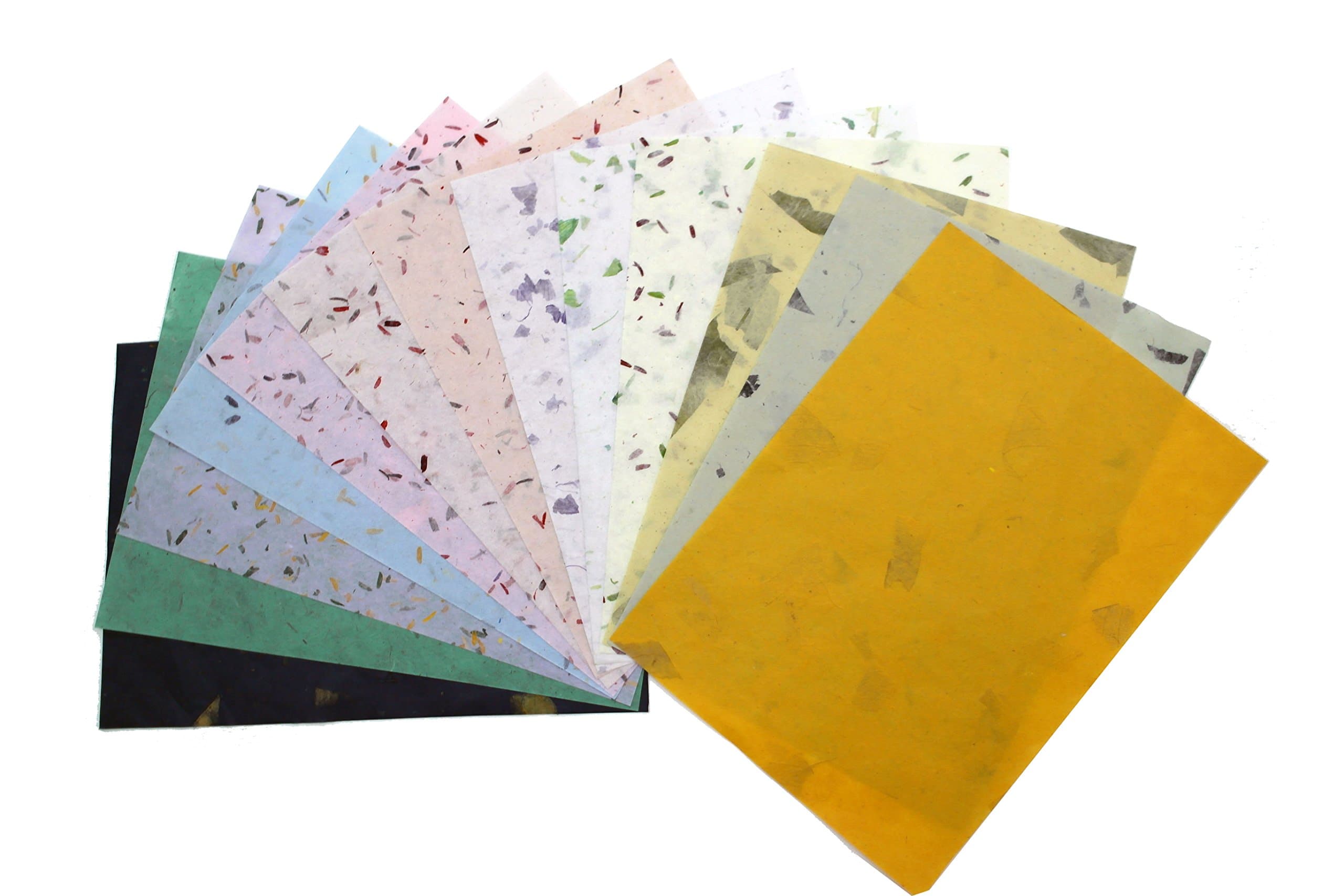 10 Mulberry Paper Size A4 Sheet Design Craft Hand Made Art Tissue Japan Origami Washi Wholesale Bulk Sale Unryu Suppliers Thailand Products Card Making