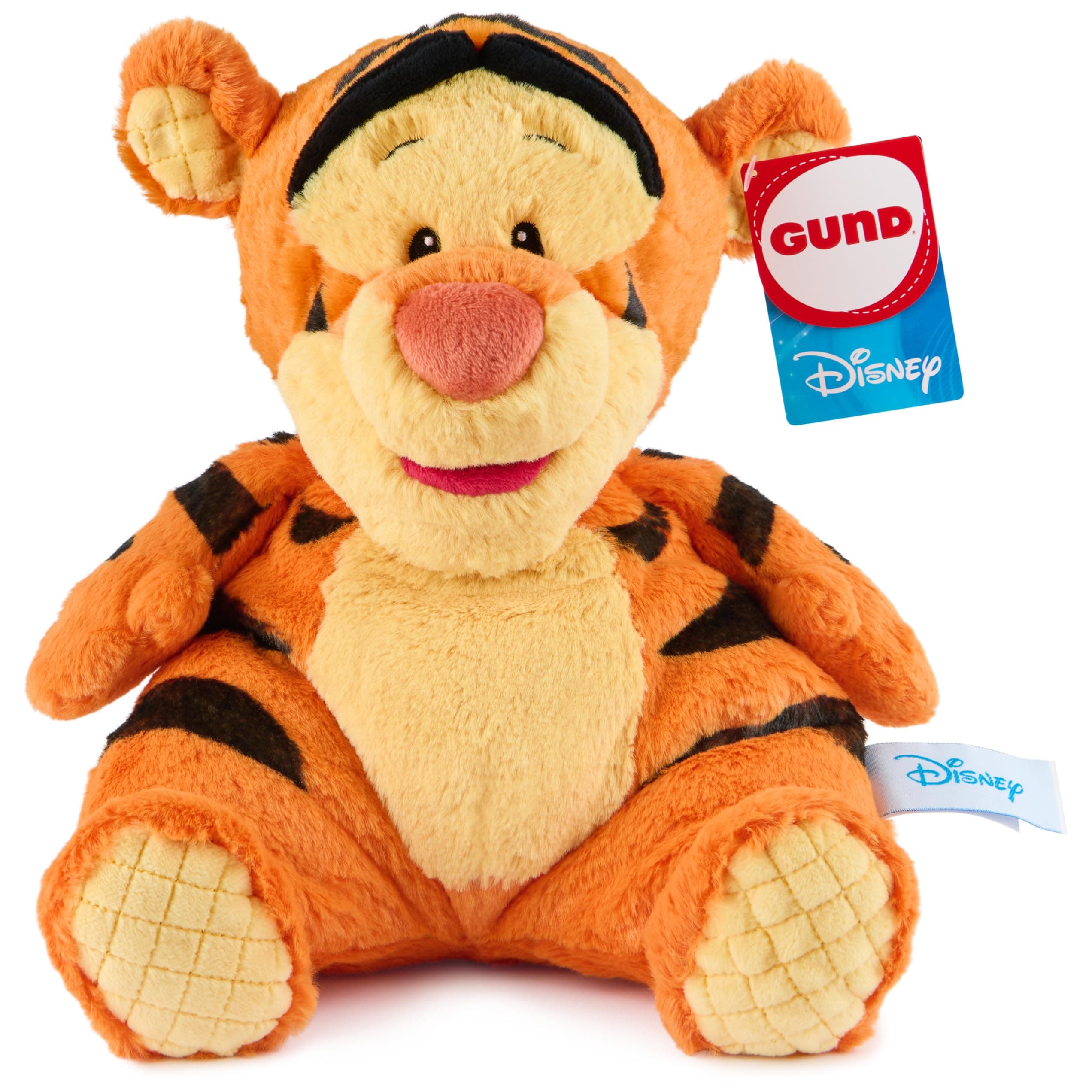 GUND Disney Official Tigger Oh So Snuggly Plush, Winnie The Pooh, Tigger Tiger Stuffed Animal for Ages 1 and Up, Orange, 12.5”