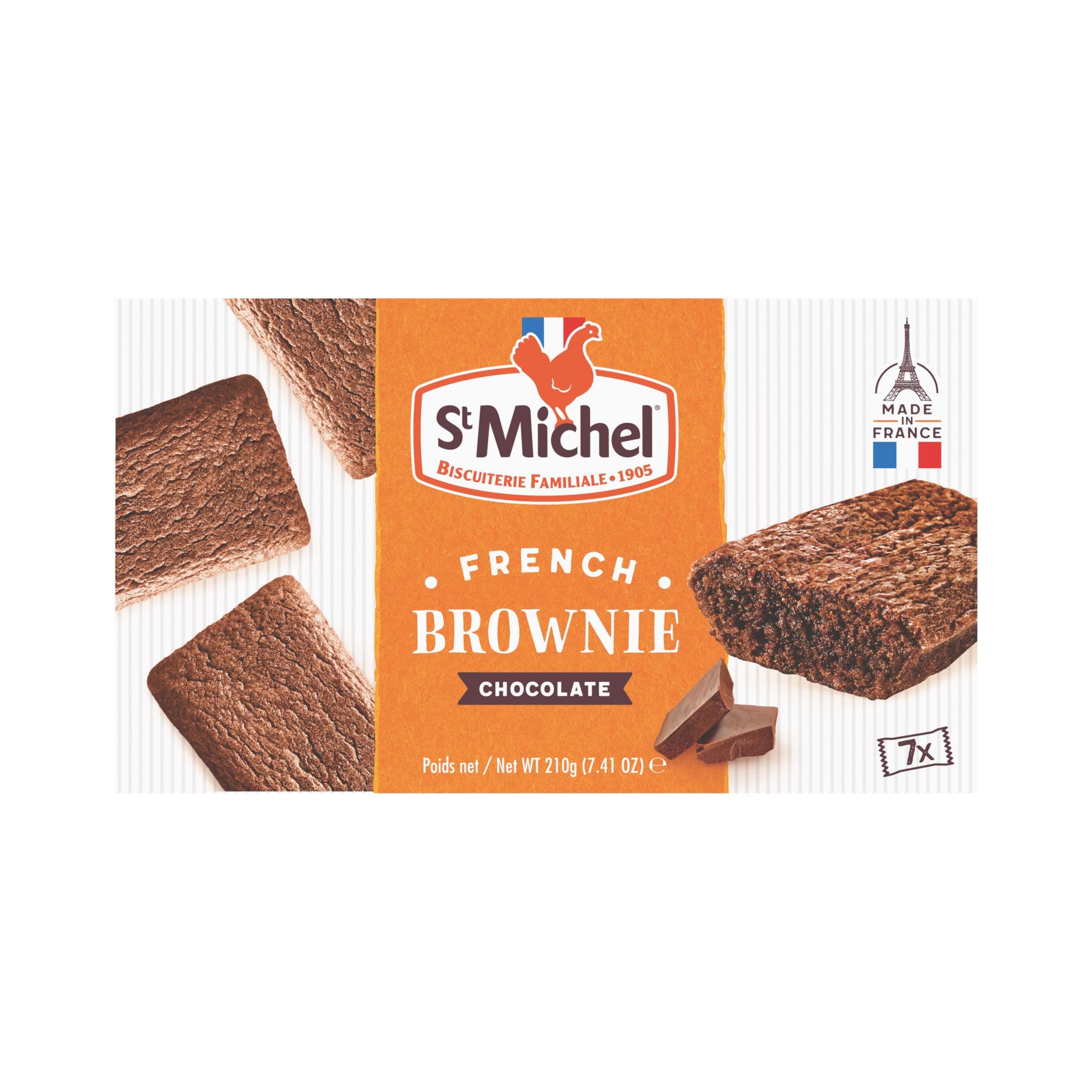 St Michel 7 Choc Brownies, 7 X 210 gm