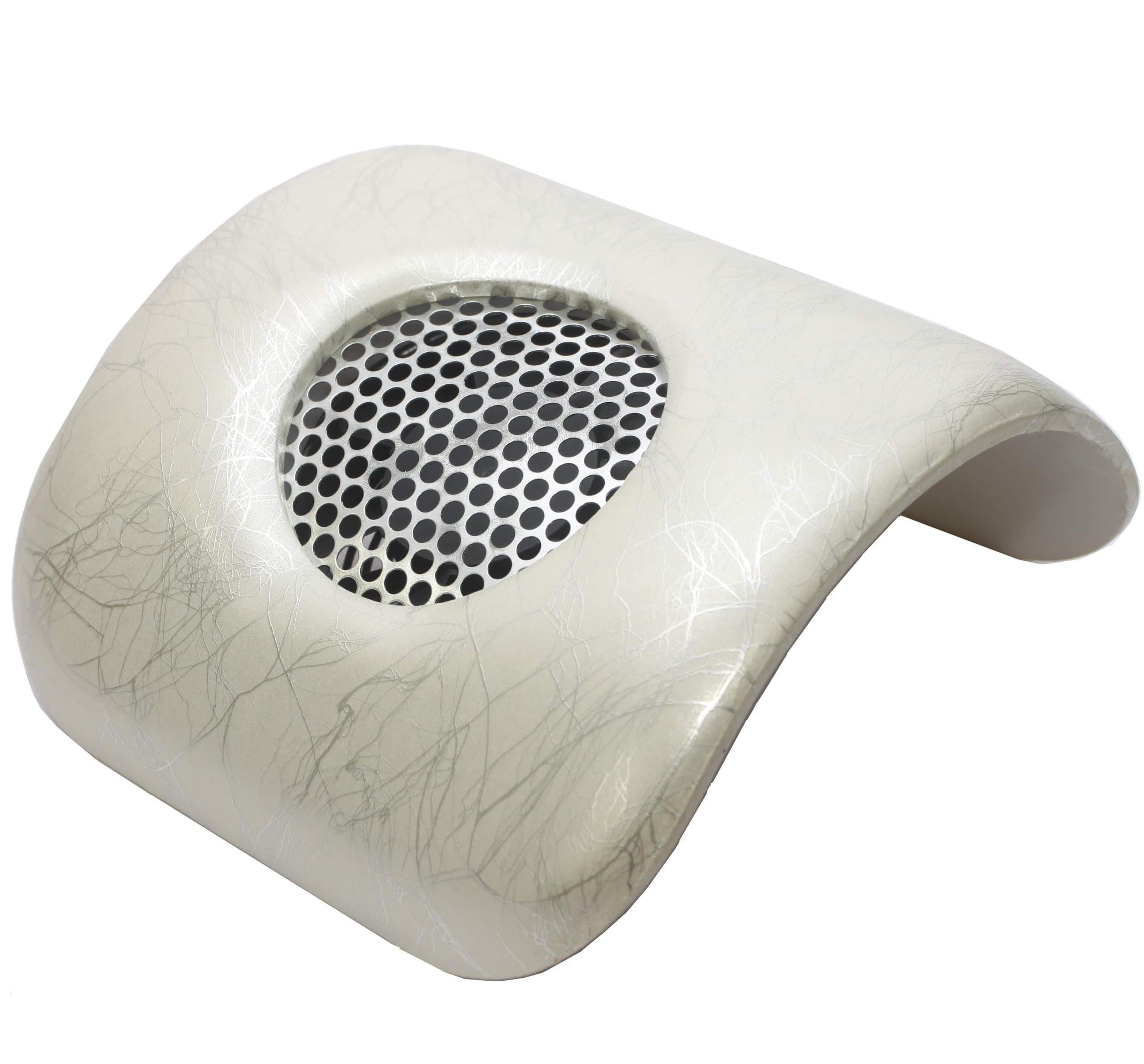 S Nail Dust Collector Suction Dust Machine Nail Art Collector Dust Vacuum Cleaner Tool Nail Dust Vacuum Nail Dust Suction (Silver with Pattern)