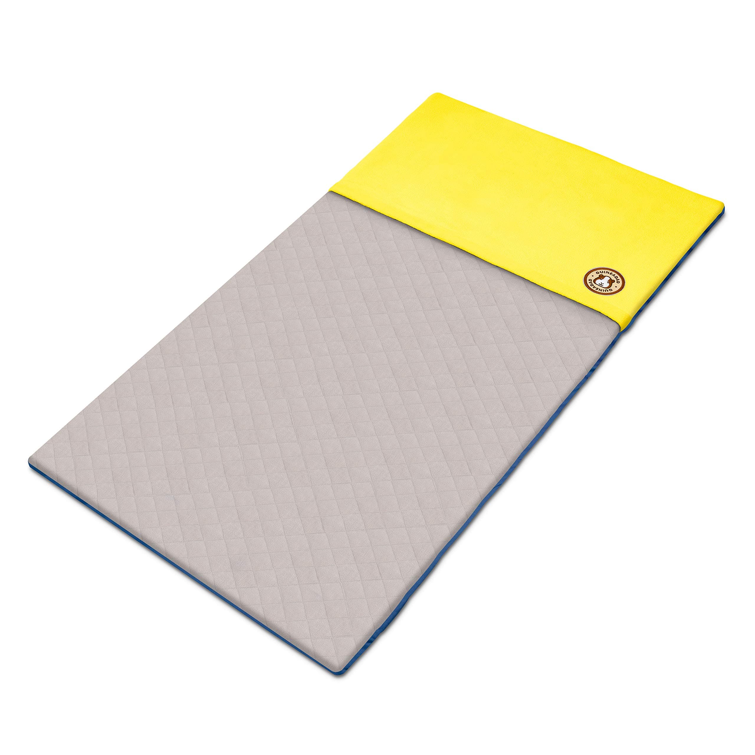 GuineaDad Liner - MidWest Size, Yellow | Guinea Pig Fleece Cage Liners | Guinea Pig Bedding | Burrowing Pocket Sleeve | Extra Absorbent Bamboo | Waterproof Bottom